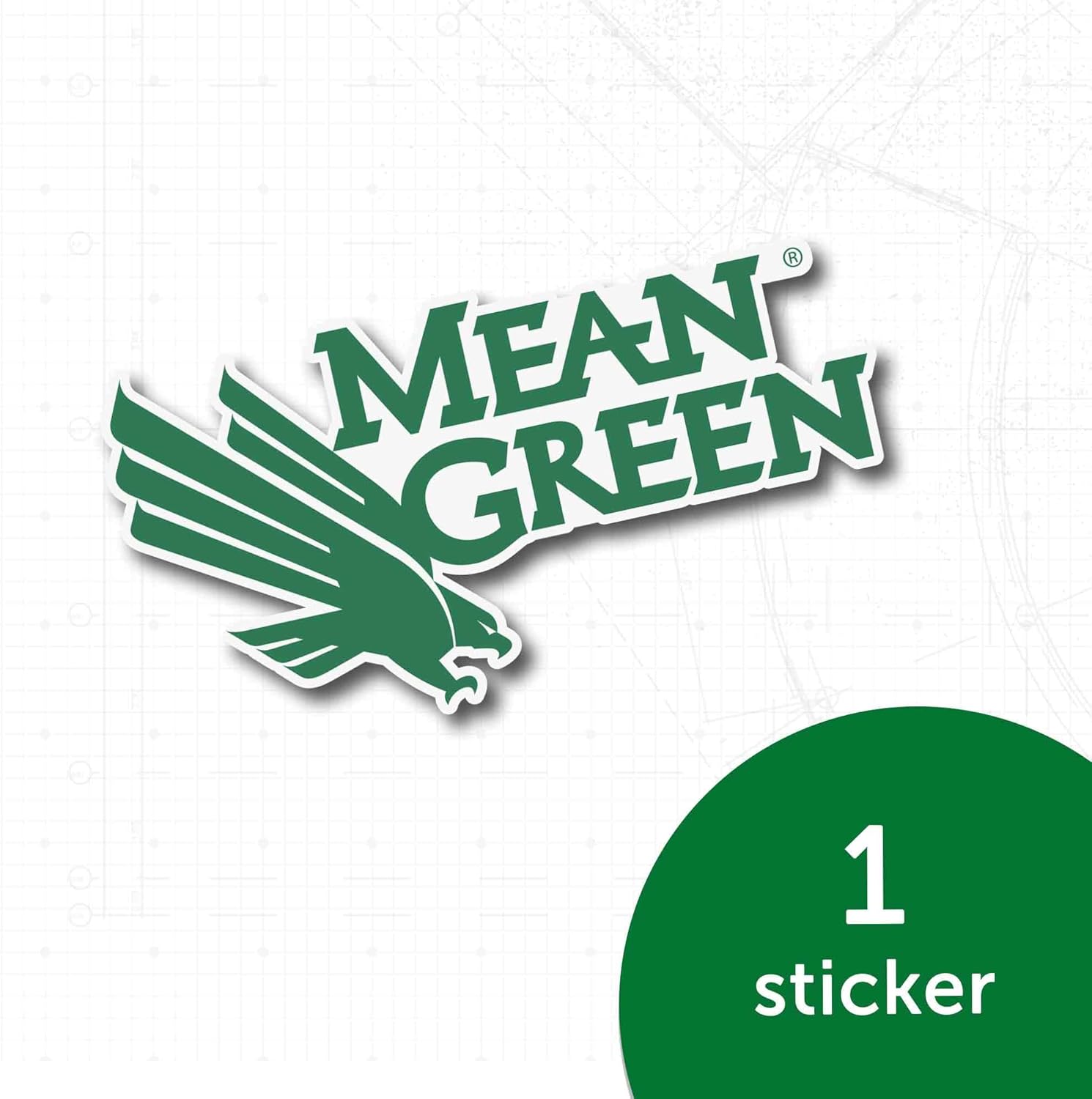 Desert Cactus University of North Texas Sticker UNT Mean Green Sticker Vinyl Decal Laptop Water Bottle Car Scrapbook (IND 3) - Image 5