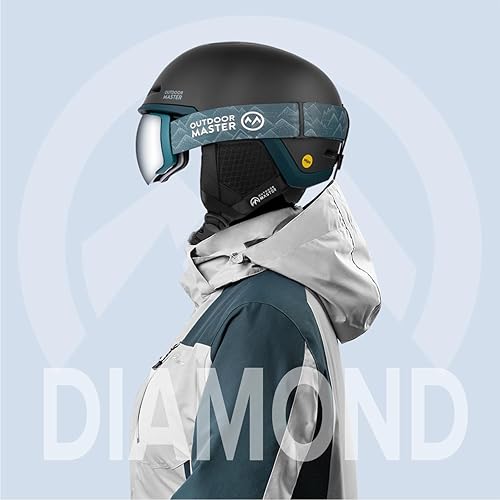 Miniatura 6 de OutdoorMaster Diamond MIPS - Casco de esquí, casco deportivo de nieve y snowboard para hombres, mujeres y jóvenes