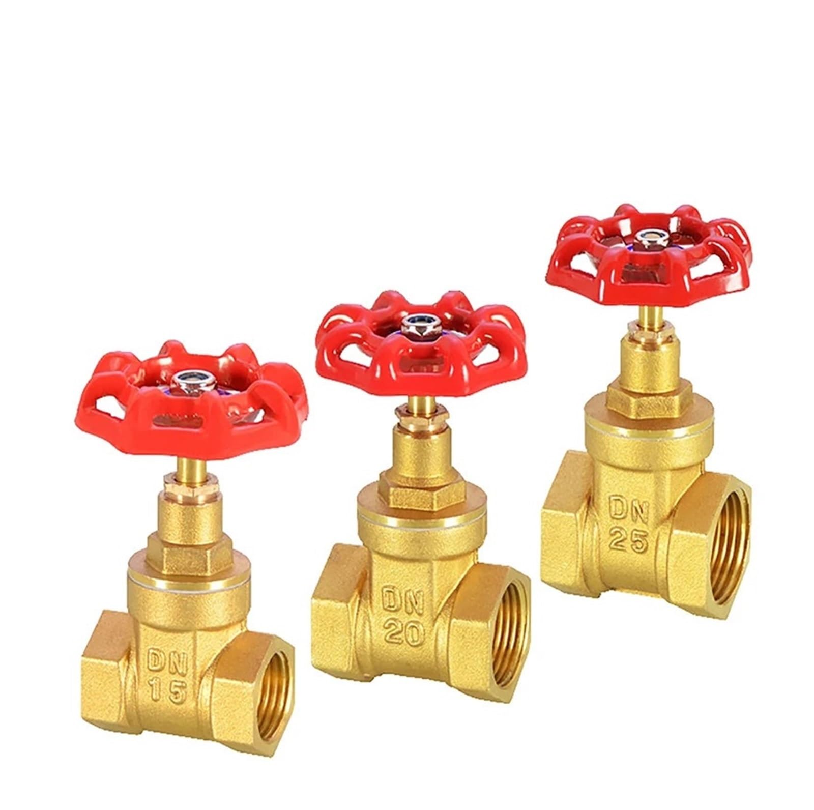 1Pcs Brass BSP Gate Valve Water Stop Tap Female Pipe Meter Switch(2" DN50)