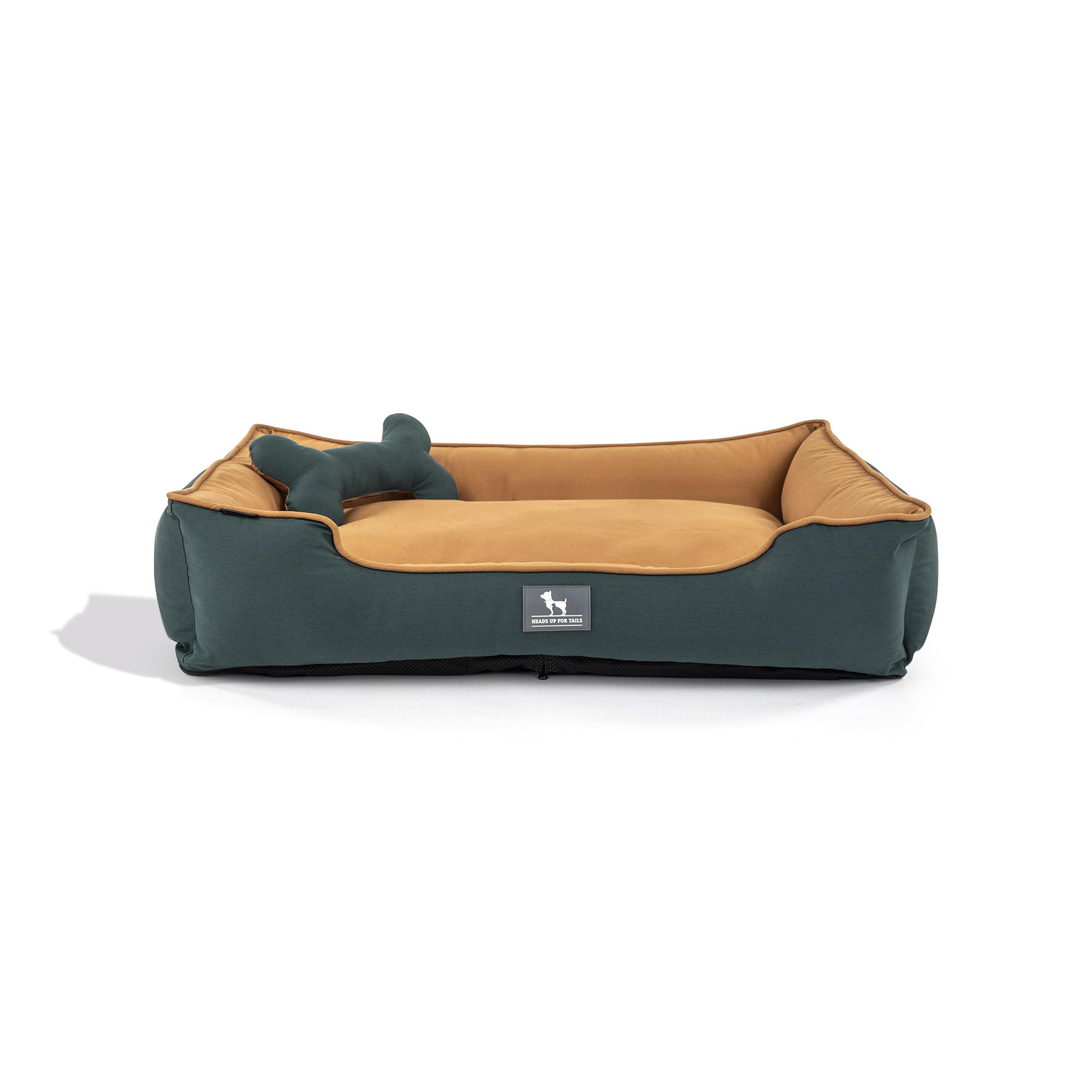 Heads Up For Tails Classic Lounger Dog Bed (L, Green & Brown) (B0CNH117JQ) Amazon Price History, Amazon Price Tracker