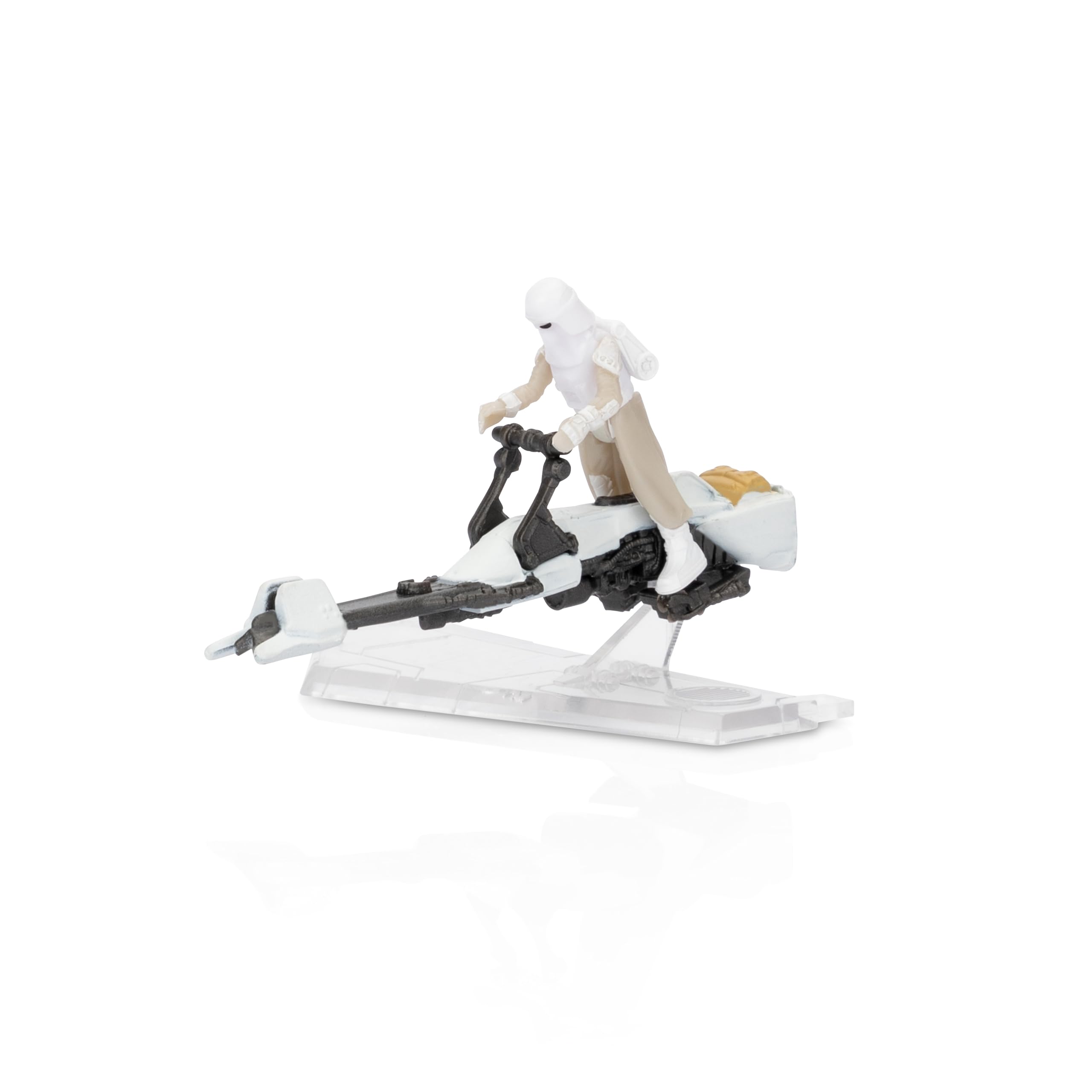 Star Wars Pack de Combat Micro Escadron Galactique Bataille de Hoth Marcheur AT-AT de 25 cm, Snowspeeder de 12,5 cm, AT-St de 7,5 cm et Huit Accessoires Micro Figurines de 2,5 cm