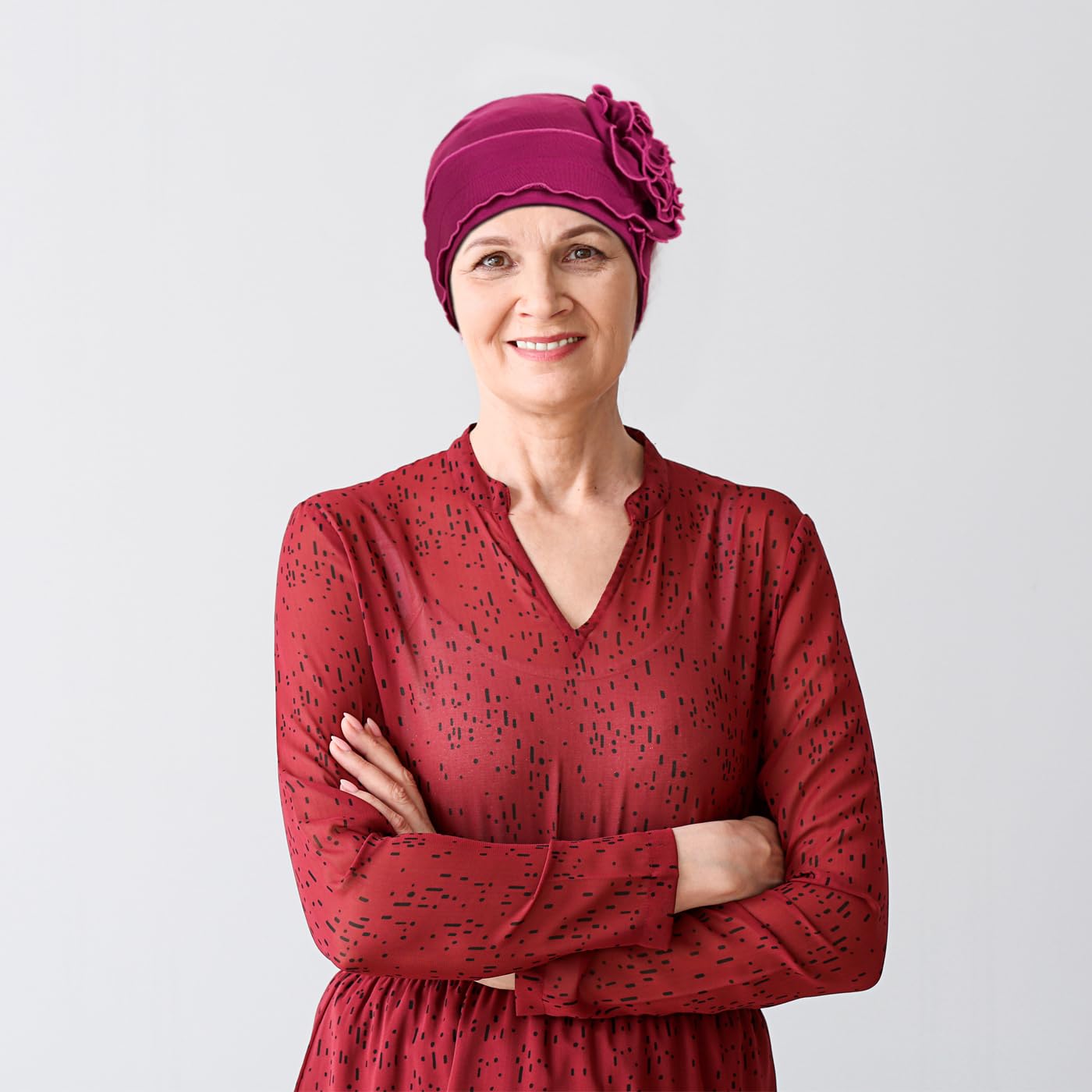 AIPESL 6 turbantes de quimioterapia de algodón, suaves gorros elásticos para quimioterapia para mujeres con pérdida de cabello