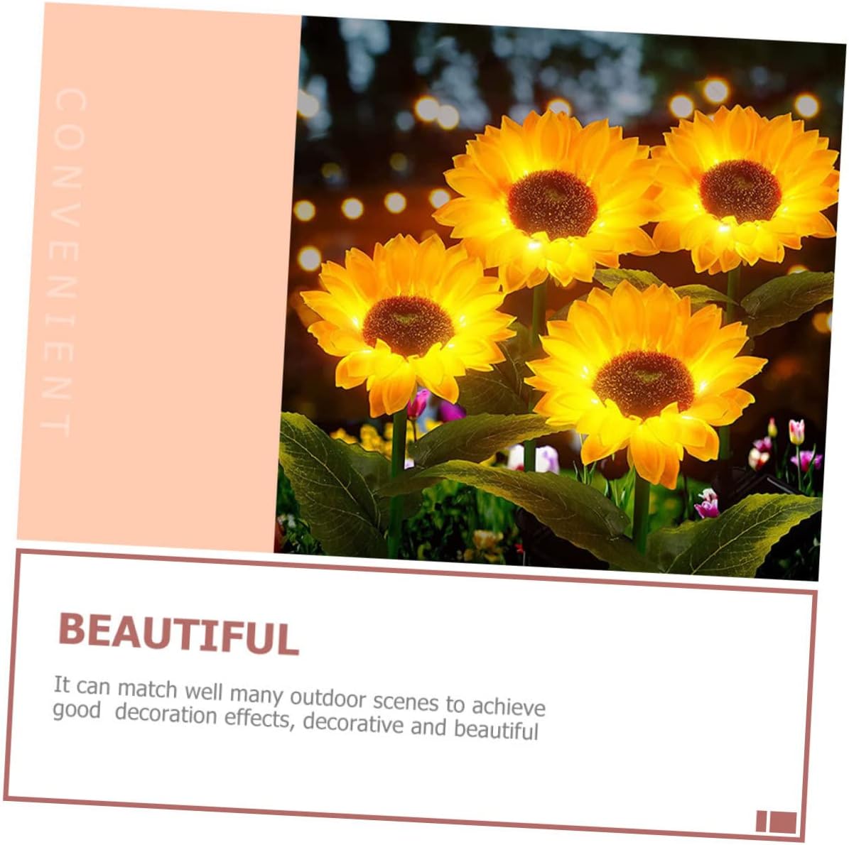 コメリ、夜の庭を彩るガーデンライト「ミニフラワーソーラーライト」等、新発売│みどりシゴト新聞 Mobestech 4 ヒマワリ ソーラー ソーラー ライト ガーデン ステークス アート ヒマワリ メタル ヒマワリ ガーデン ス