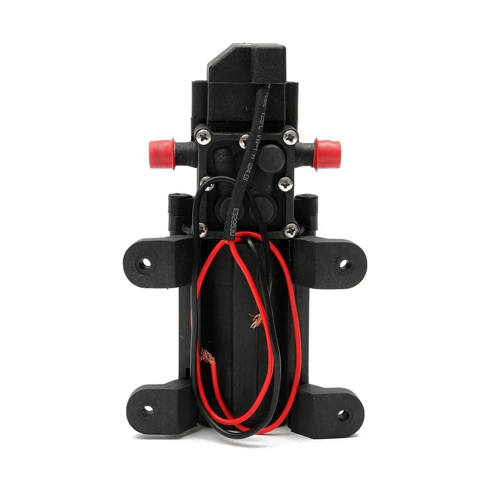Bomba sumergible Bomba de agua ultra silenciosa Bomba de diafragma de alta presión for agua, for caravanas y barcos, 2 modelos, 12 V CC, 9-14,4 V, 6 A, 70 W, FL-3308, 130 PSI, 6 l/min(Type 1 Straight)
