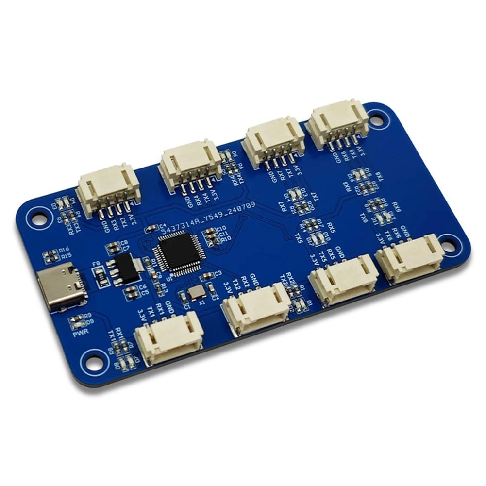 Modulo Seriali USB A 8CH Ttl con Interfaccia Type-C Alta velocità Chip CH348 Modulo di Espansione Porta Seriale