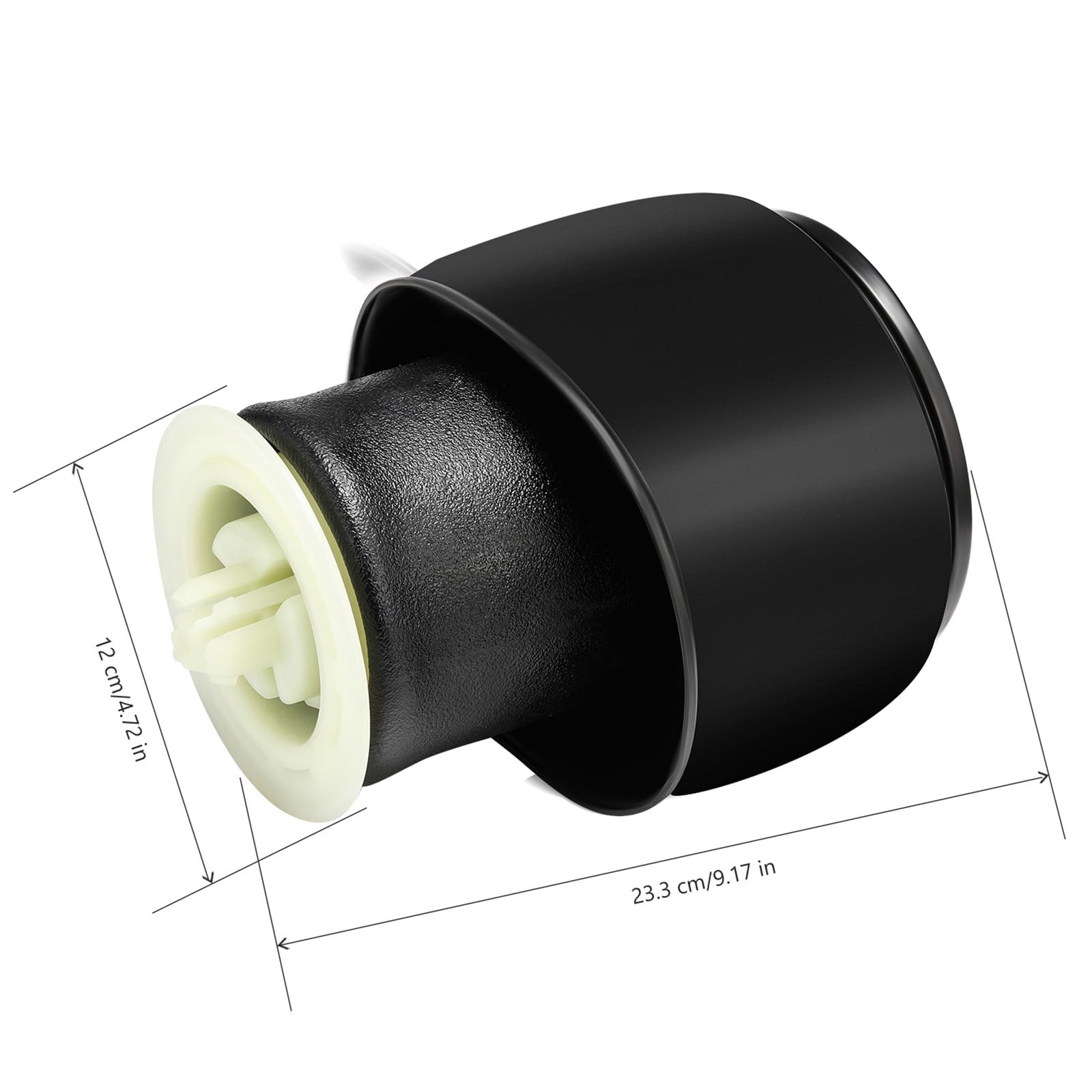 Paire de ressorts pneumatiques arrière gauche et droit compatibles avec BMW Série 5 F07 GT / F10 / F11 2009-2015 37106781843 37106781844 37106781828 37106784378 3710678 37110678 06781. 828
