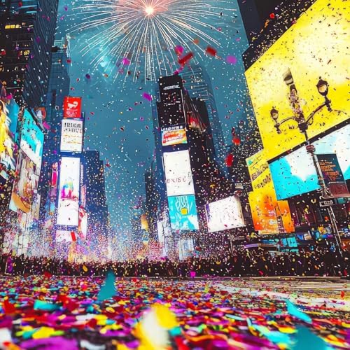 El rey del confeti, el arquitecto invisible de la nochevieja de Nueva York