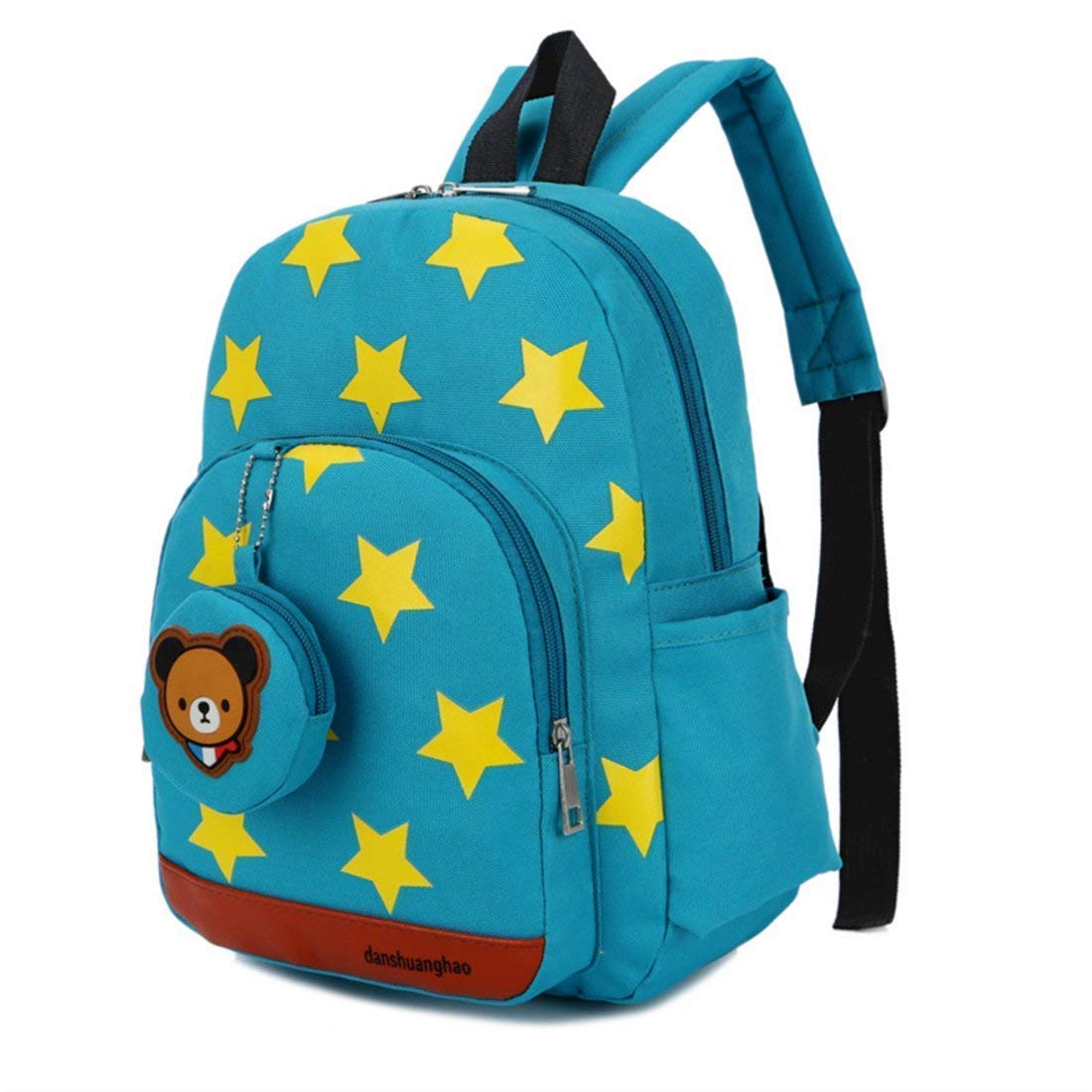 X-Labor Mochila infantil con diseño de estrella, a partir de 1 año, verde (Verde) - shoulder-handbags