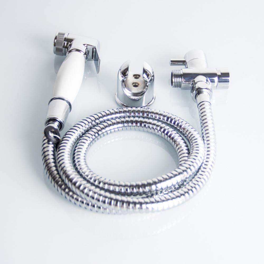 Kit douchette de bidet pour WC en acier inoxydable brossé haute durabilité