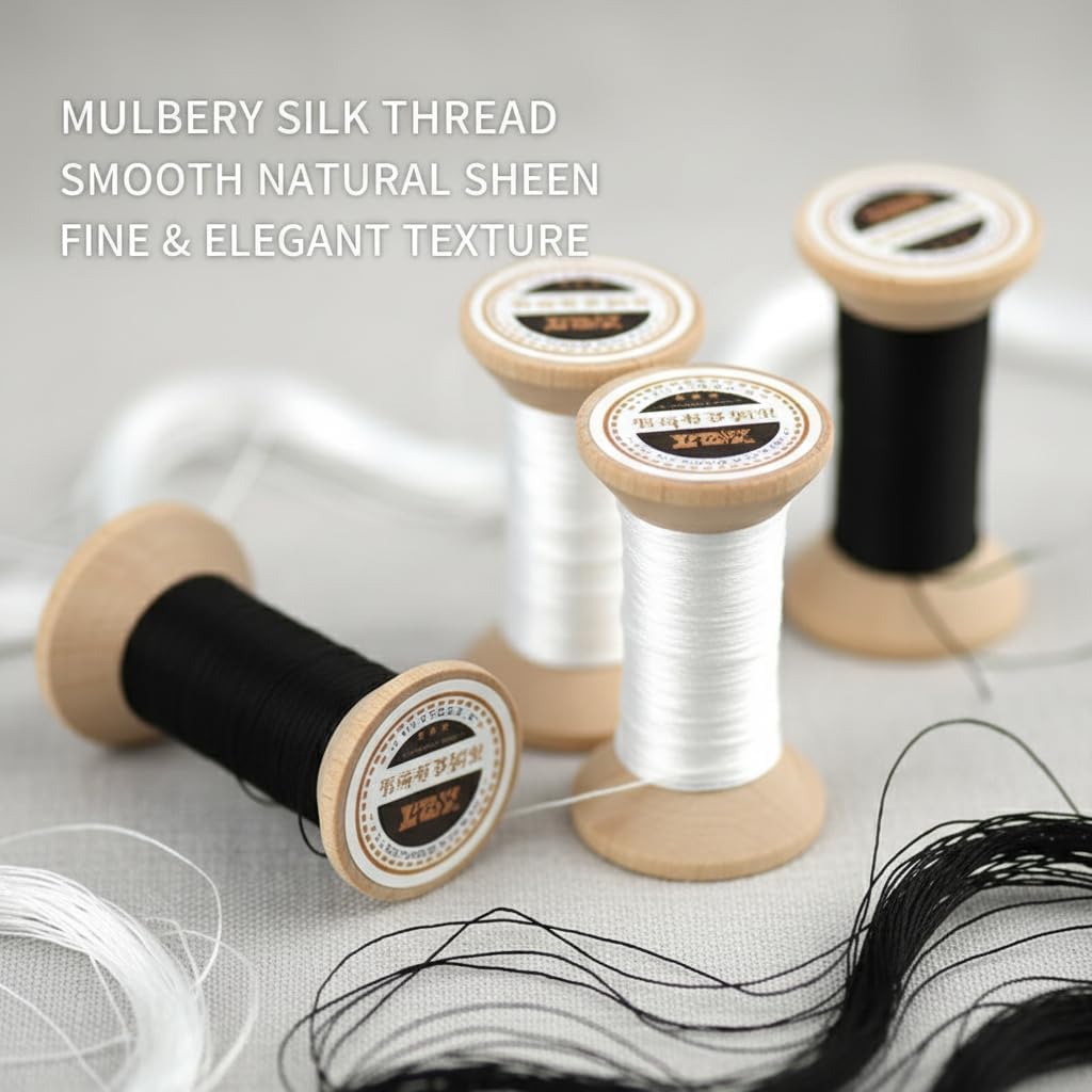 Natural 100% Mulberry Handmade Embroidery Silk Thread Silk Floss (88)