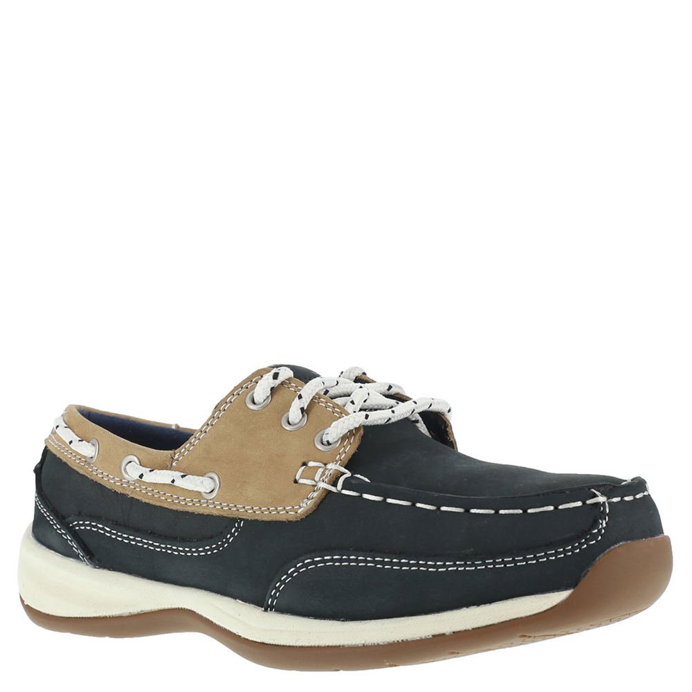 Boat Shoes, Steel, 9-1/2W, PR