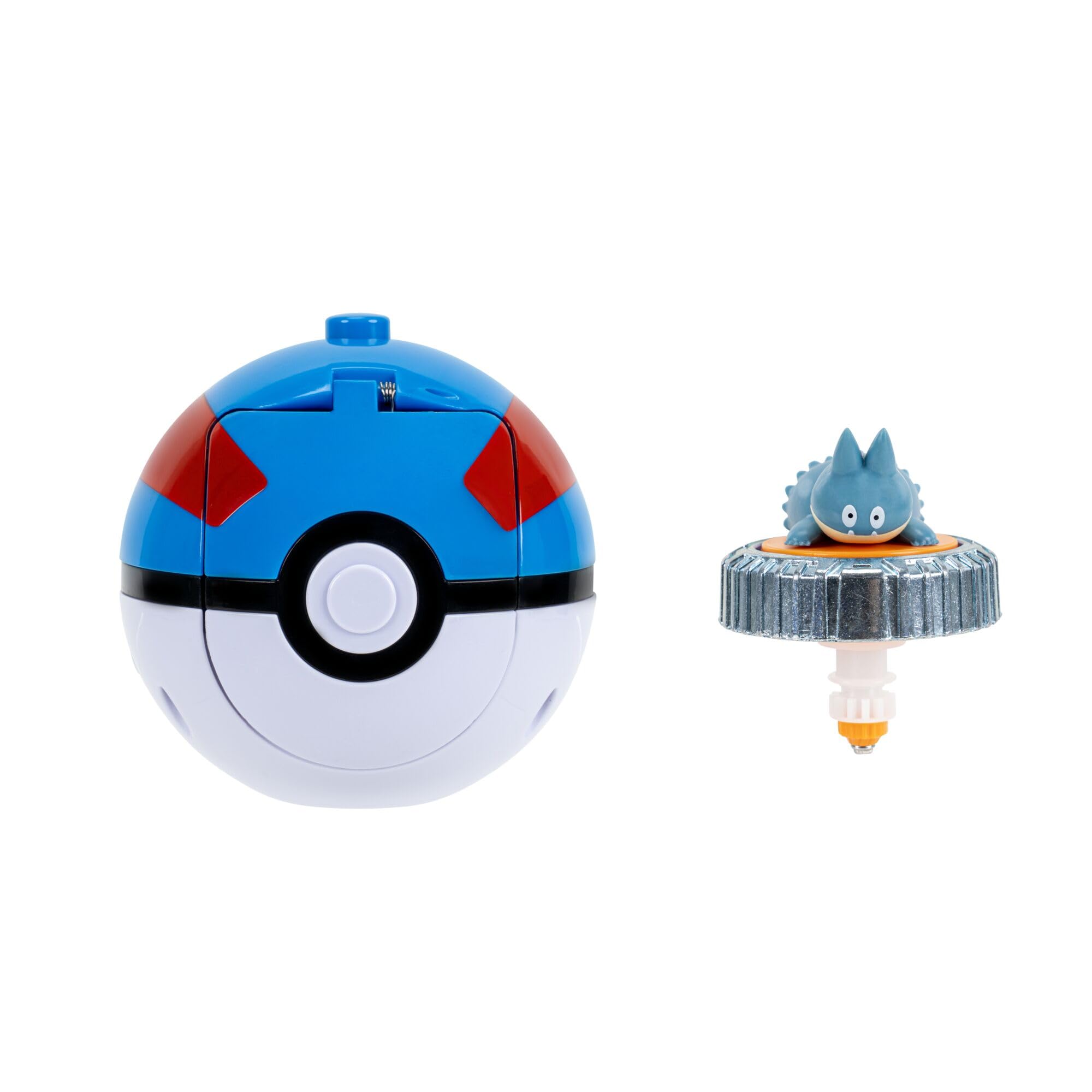 Pokémon PKW4938 - Battle Spinner - Mampfaxo, offizielles Spielset