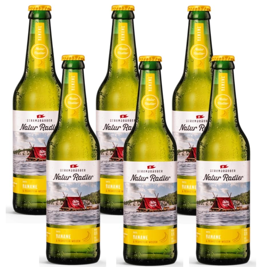 (Bierpaket Störtebeker Banane & Berstein Weizen Biermischgetränk 6 Fl. 0,5L inkl. Mehrwegpfand)