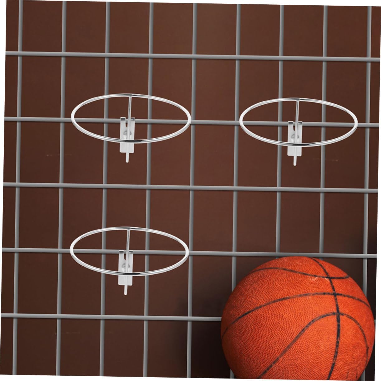 6pcs Hat Rack Set Hat Display Hanger Cap Organizer Ball Holder Rack Football Holder for Store Shop Mall Supermarket