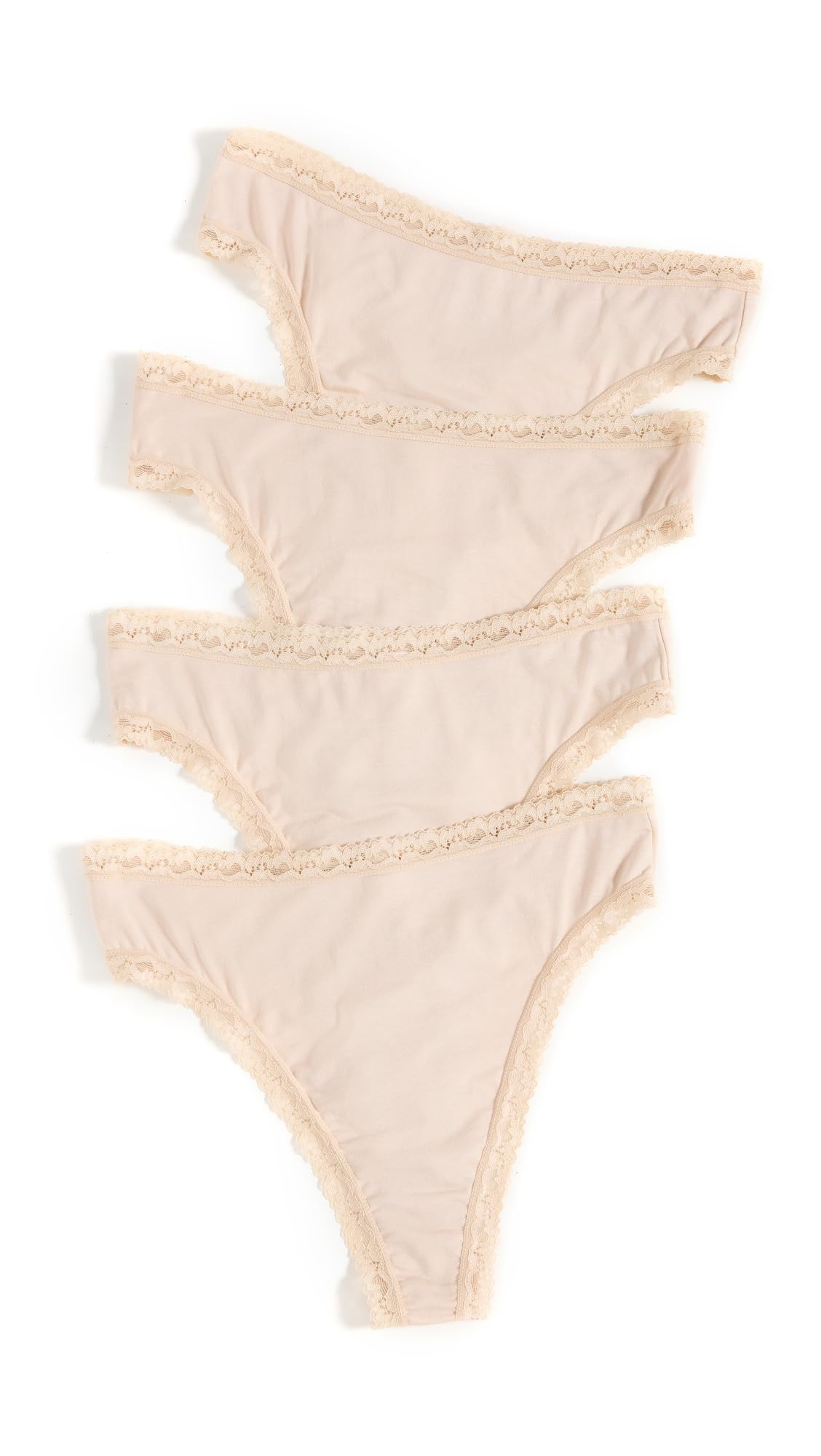 Stripe Stare Womens High Waisted Thong 4 Pack