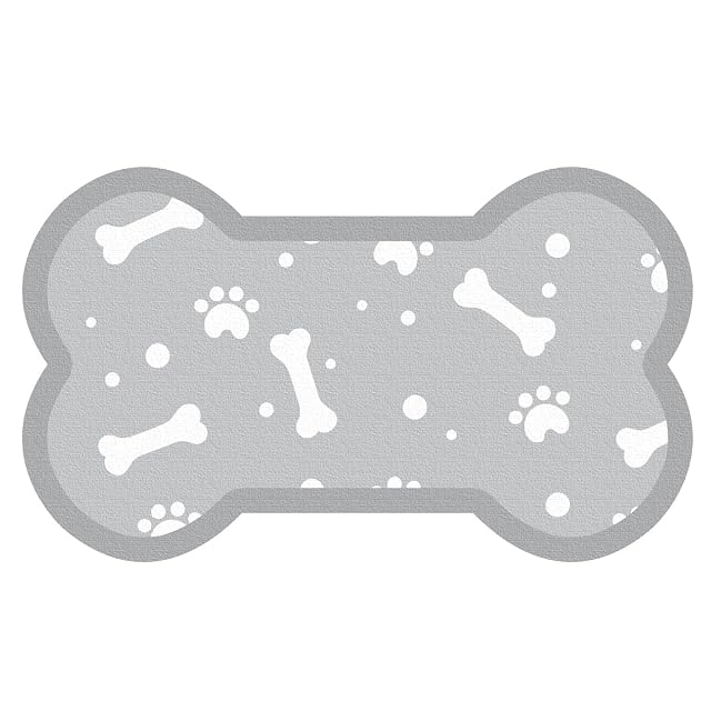 Foto 2 de 2 de VINILIKO Design - Alfombrilla Impermeable Vinílica para comedero de Mascota, Bone 3 60x100 cm