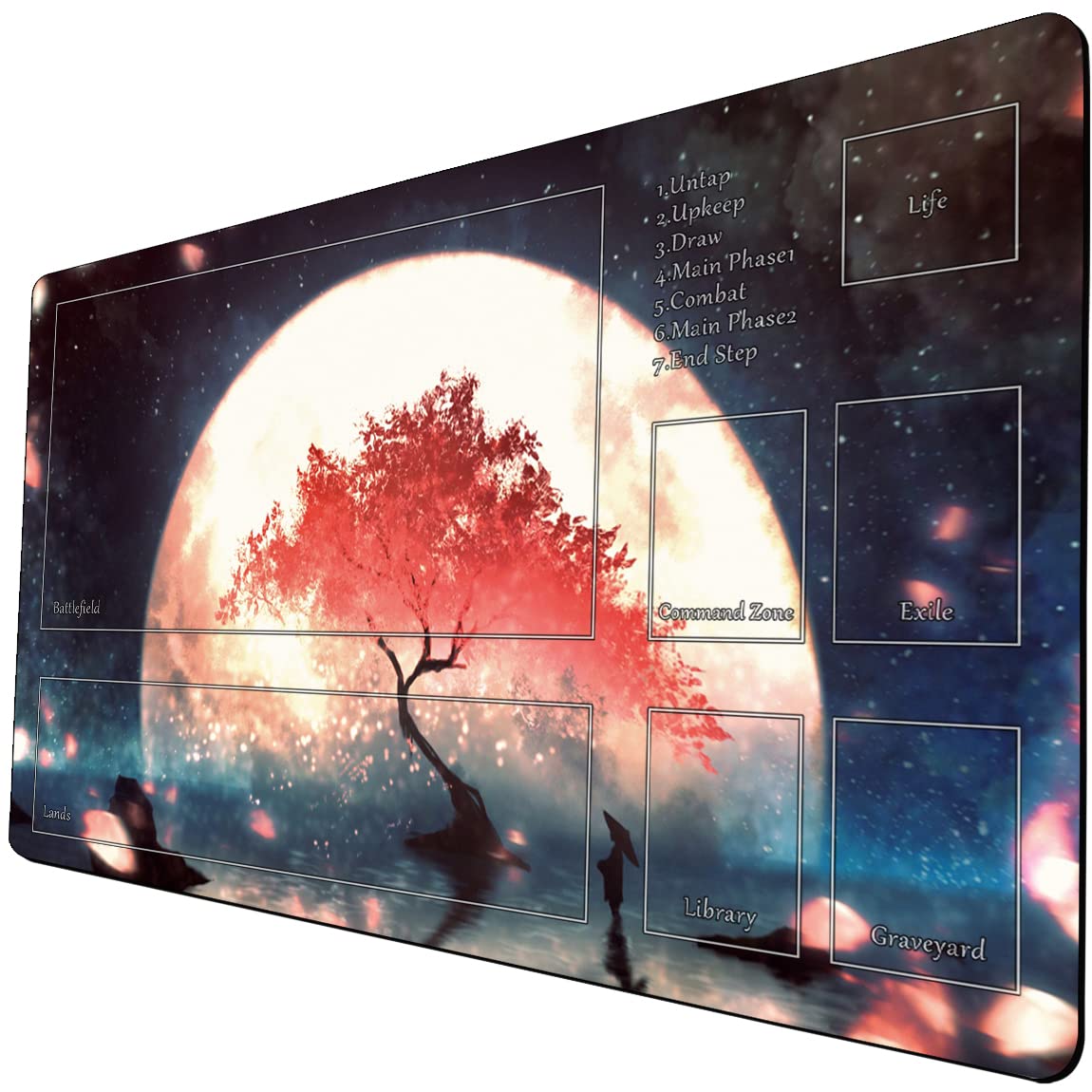Amazon.co.jp: MTG プレイマット ゲームプレイマット MTG TCG 24 x 14