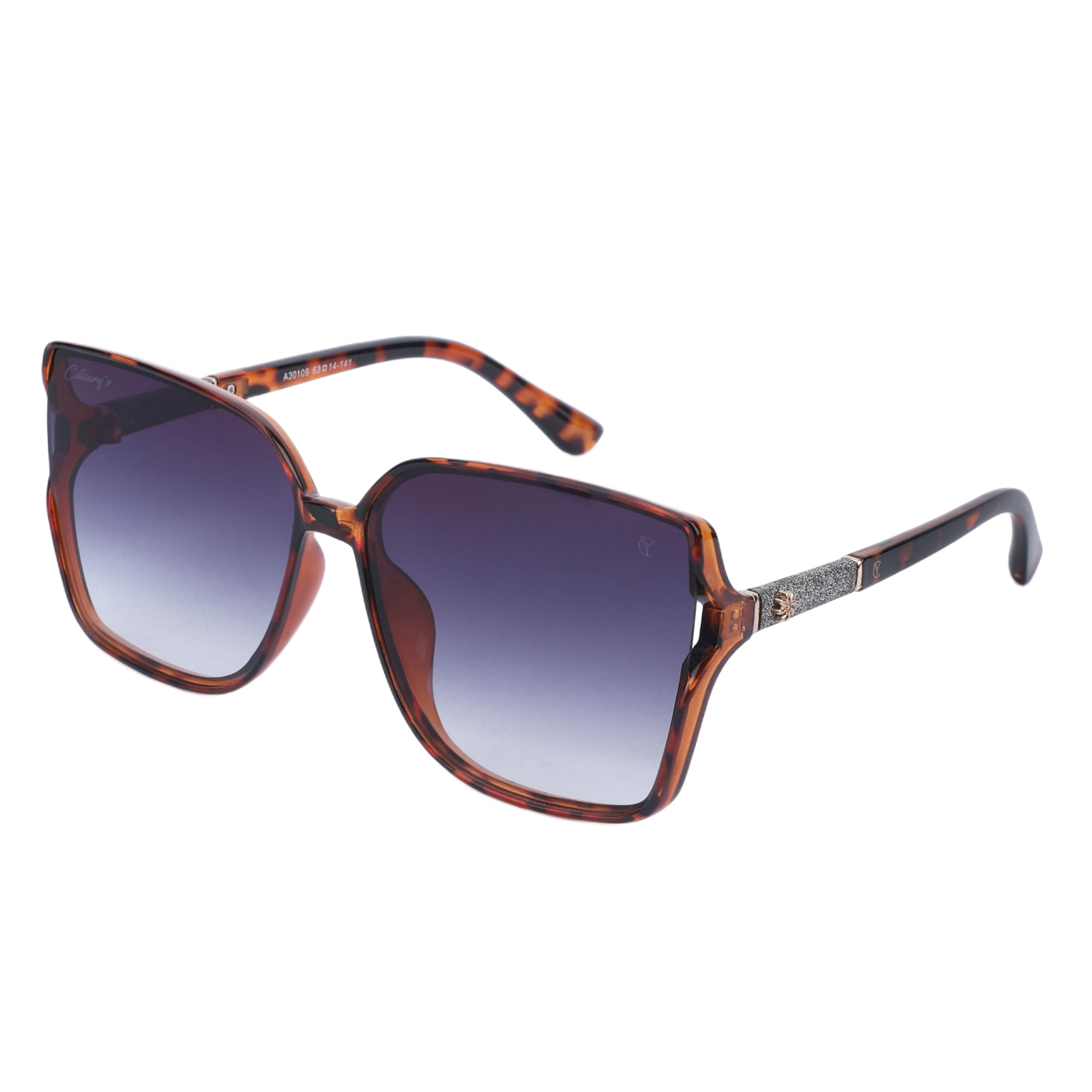 Womens Cocoa Glow Sunglasses UV Protection Oversized Square Frame Eyewear for Women and Girls-image-20