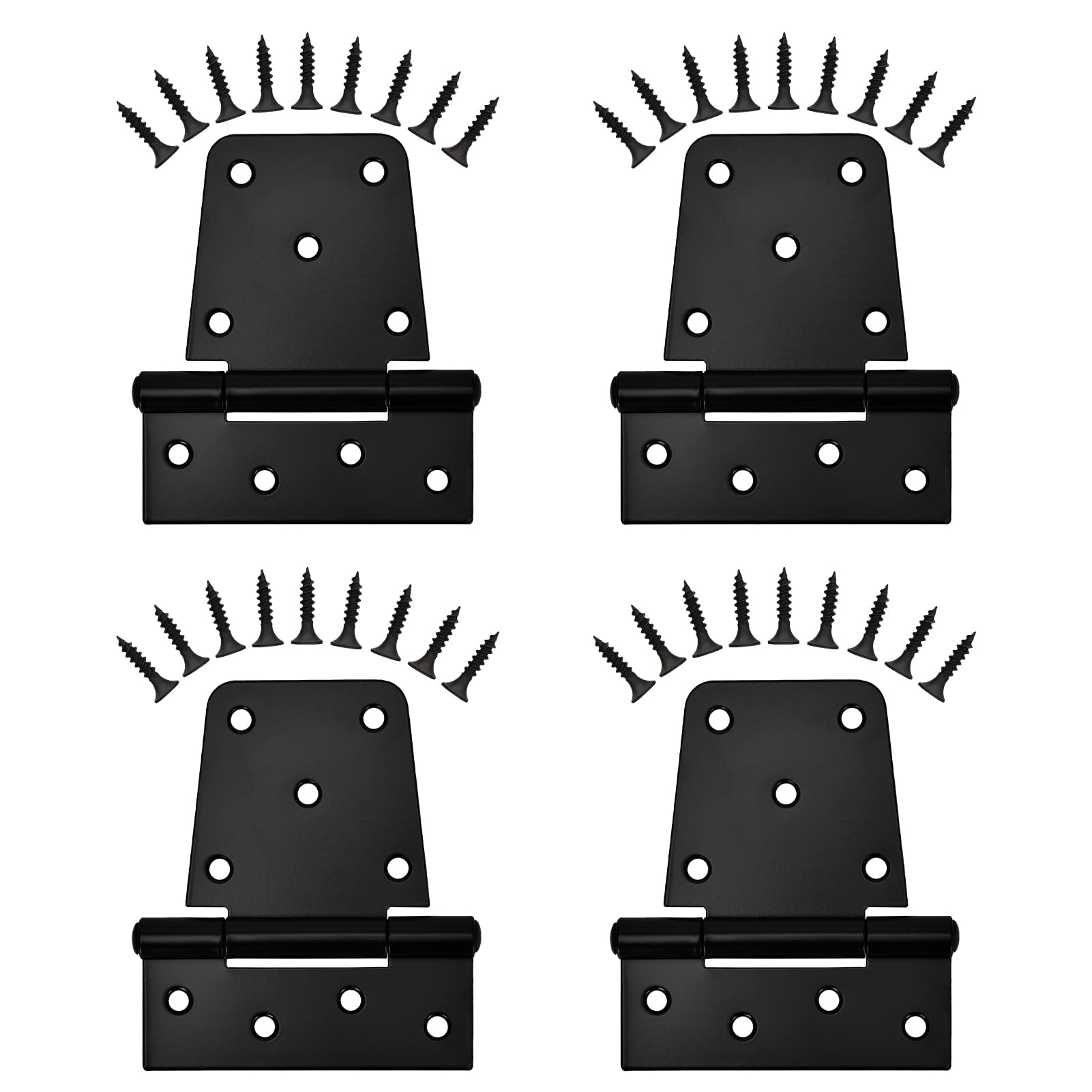 Buy Heavy Duty Gate Hinges Sange Sopffy,4 Pack Gate Hinges Black Iron 3