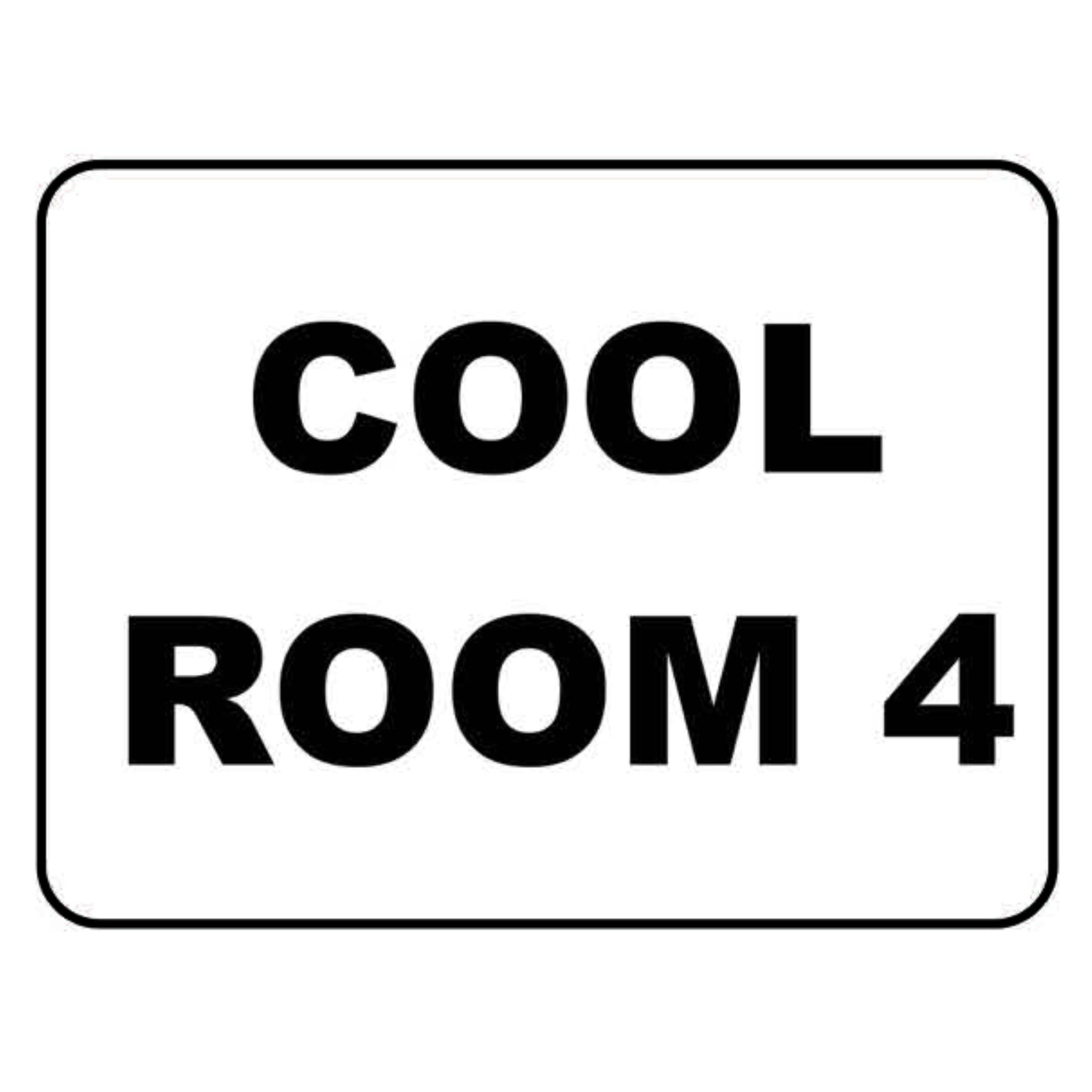 Cool Room 4 Miscellaneous Signs Metal Tin Sign 8 x 12 inch for Industrial & Commercial