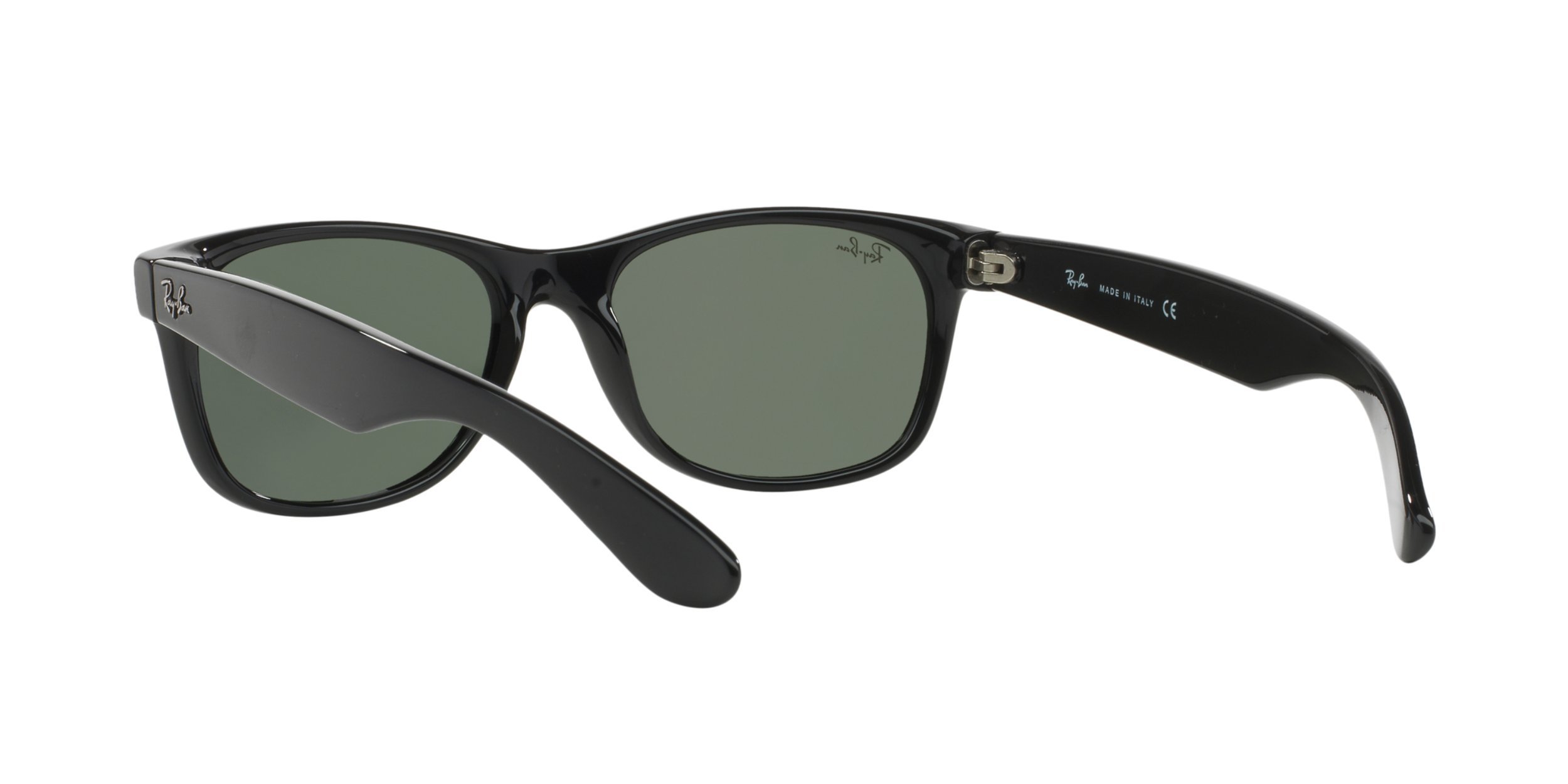 Ray-Ban RB2132 Sonnenbrille New Wayfarer Gr. 55 mm, Grüne Linse Ansicht 7