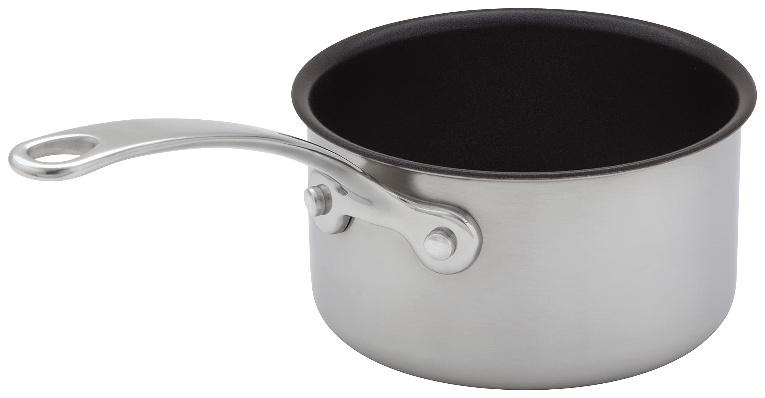 Stellar Eclipse 14cm Milk Pan 1L Non-Stick, Silver/Stainless Steel - Image 2
