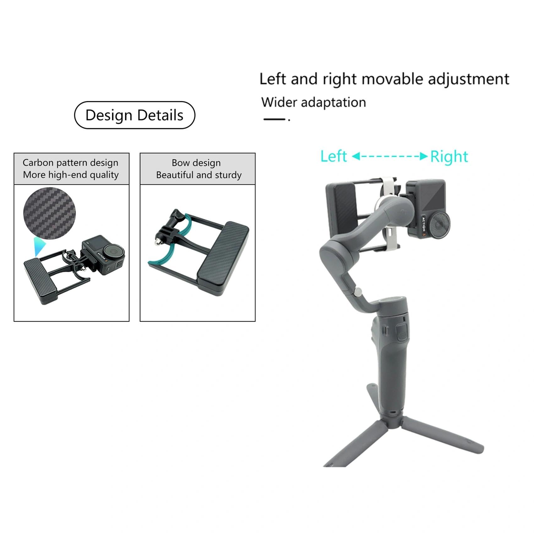 Amazon | wtohoby アクションカメラマウント DJI OSMO Mobile 7P/7/6/5