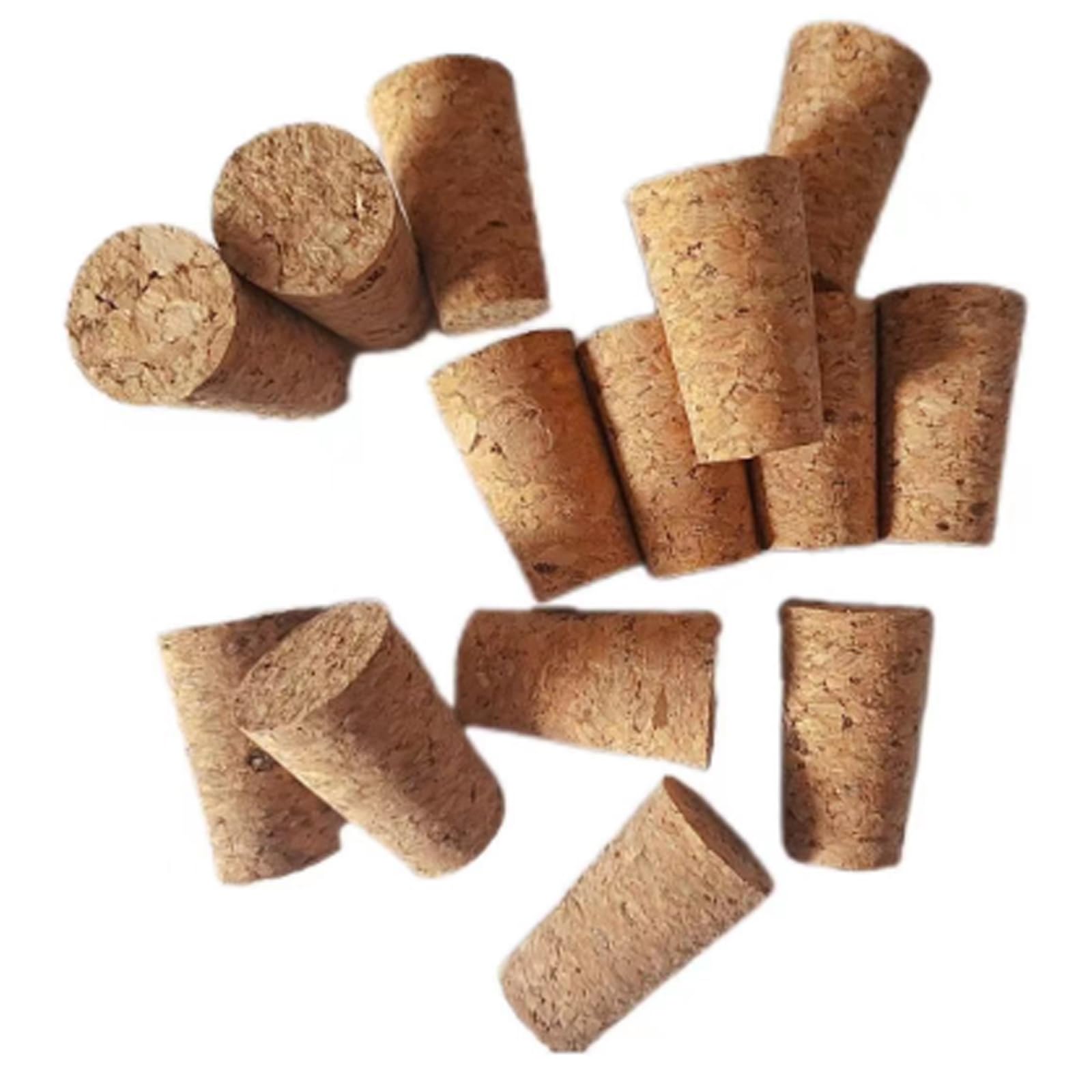 30 Piezas Corchos, Corchos Naturales, Tapones de Corcho, La Boca de la Botella para Varios Recipientes, Botellas, Botellas