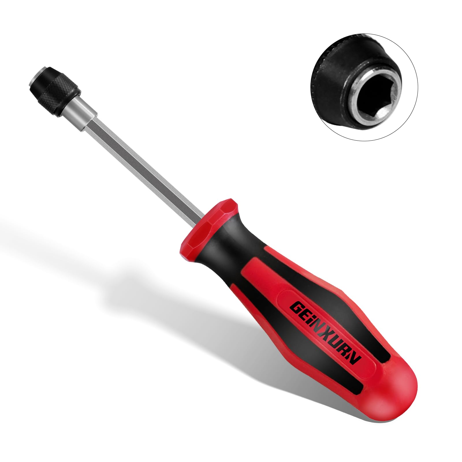 Geinxurn Magnetic Changeable Head Manual Screwdriver Holder, Quick