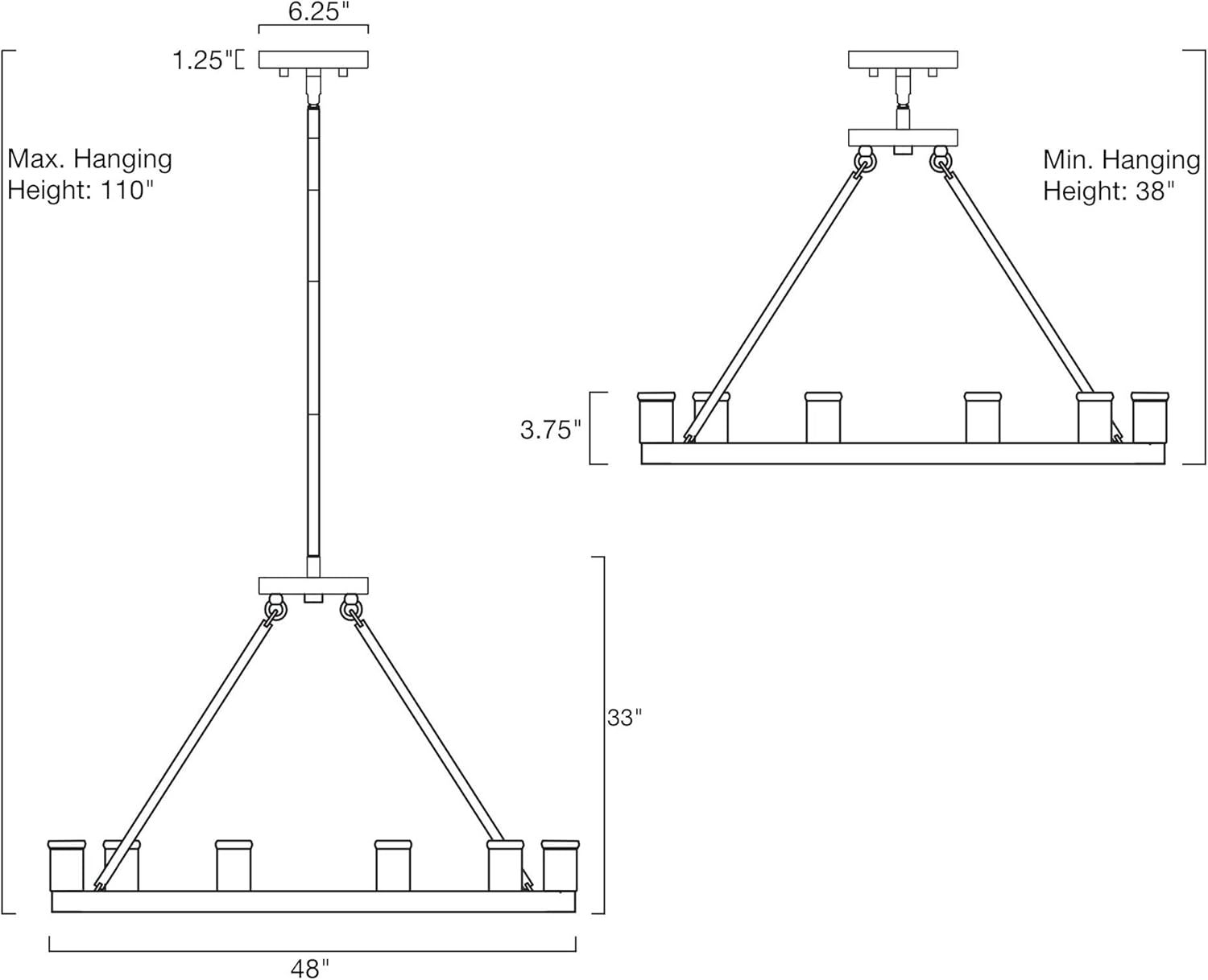Kira Home Jericho 48" 16-Light Large Rustic Farmhouse Wagon Wheel Chandelier, Round Kitchen Island Light, Textured Black Accents + Warm Oak Wood Style Finish - - 