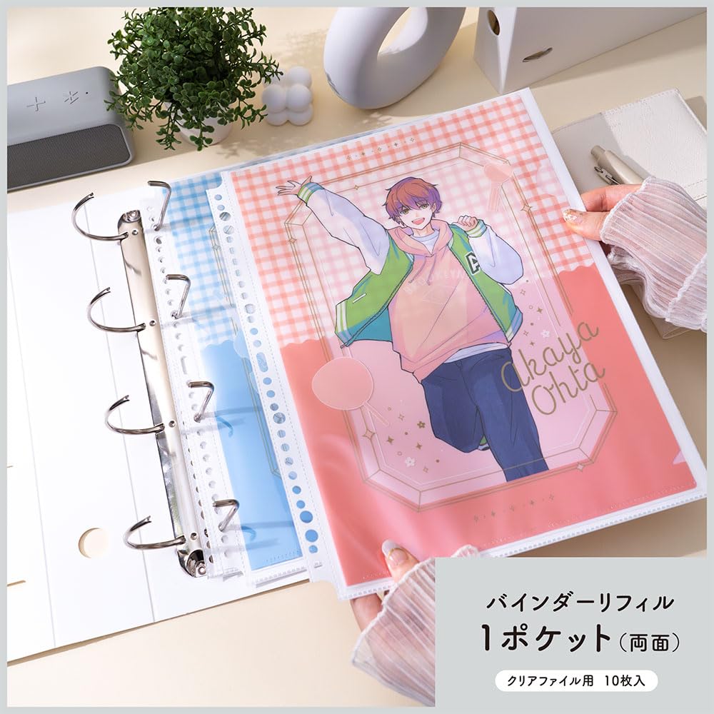 Amazon.co.jp: irelu（イレール）バインダー IRL-BD-W ホワイト 4穴