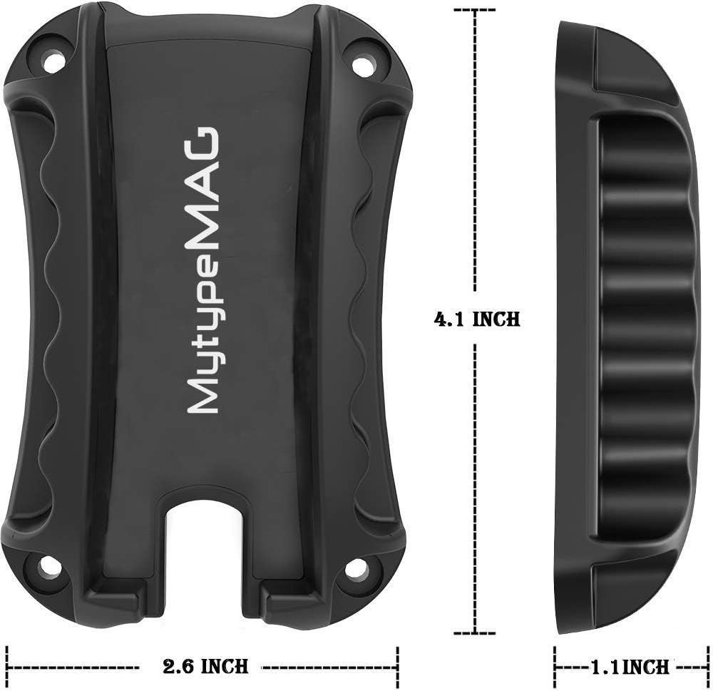 MytypeMAG 2Pcs Tactical Magnetic Gun Holder&Holster|TypeA Fast Load&Draw Rack for Handgun and TypeB Strong Magnetic Mount Max Up to 50Lbs| Easily Concealed on Truck, Car, Vehicle and Home : Sports & Outdoors