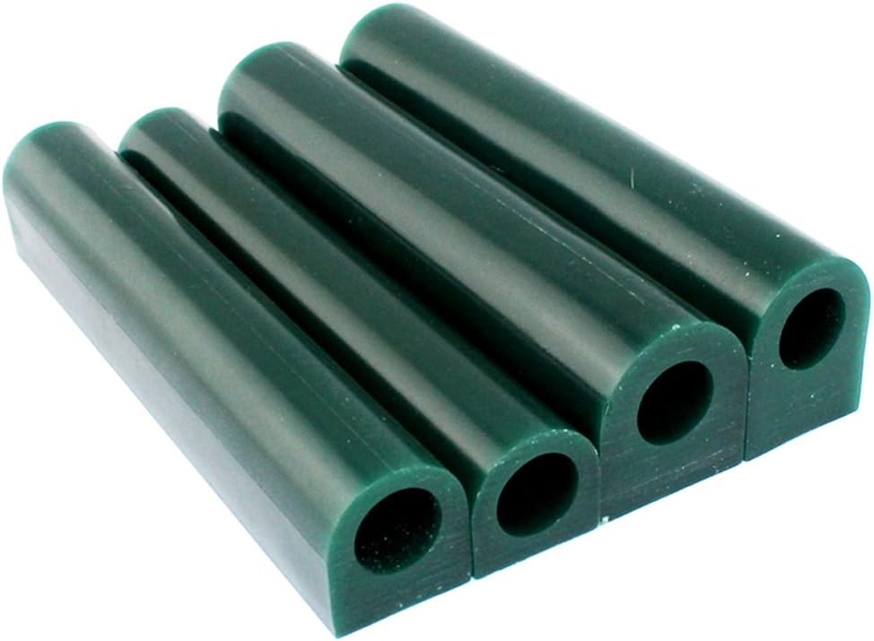 Carving Wax Ring Tube Green Carving Wax Center Hole Tube Round Jewelry Ring Casting Mold Kit