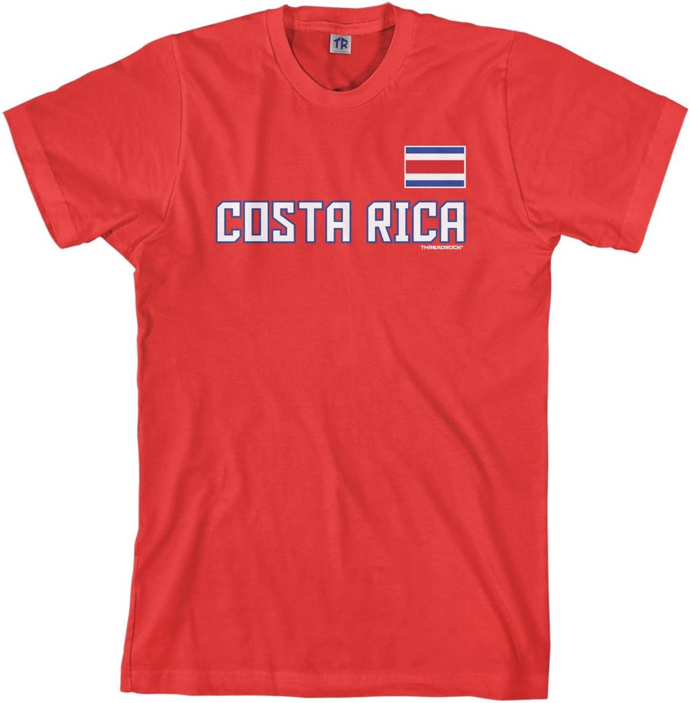 Threadrock Men's Costa Rica National Pride T-Shirt
