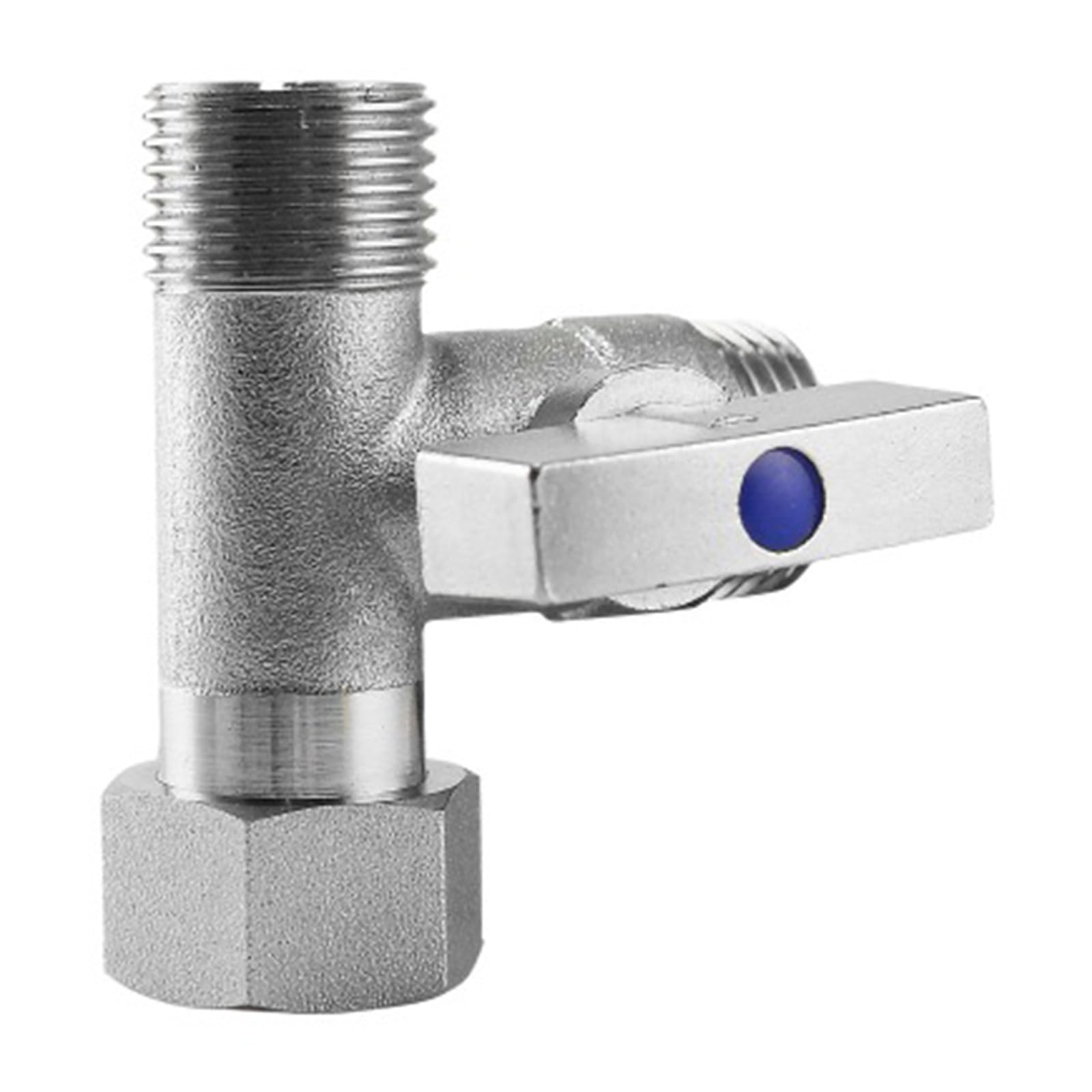 General Stop Valves 1 / 2inch Thread Water Splitter Valves Upgrades for Connecting Bidet Toilet & Dishwasher Systems Handheld Sprayer