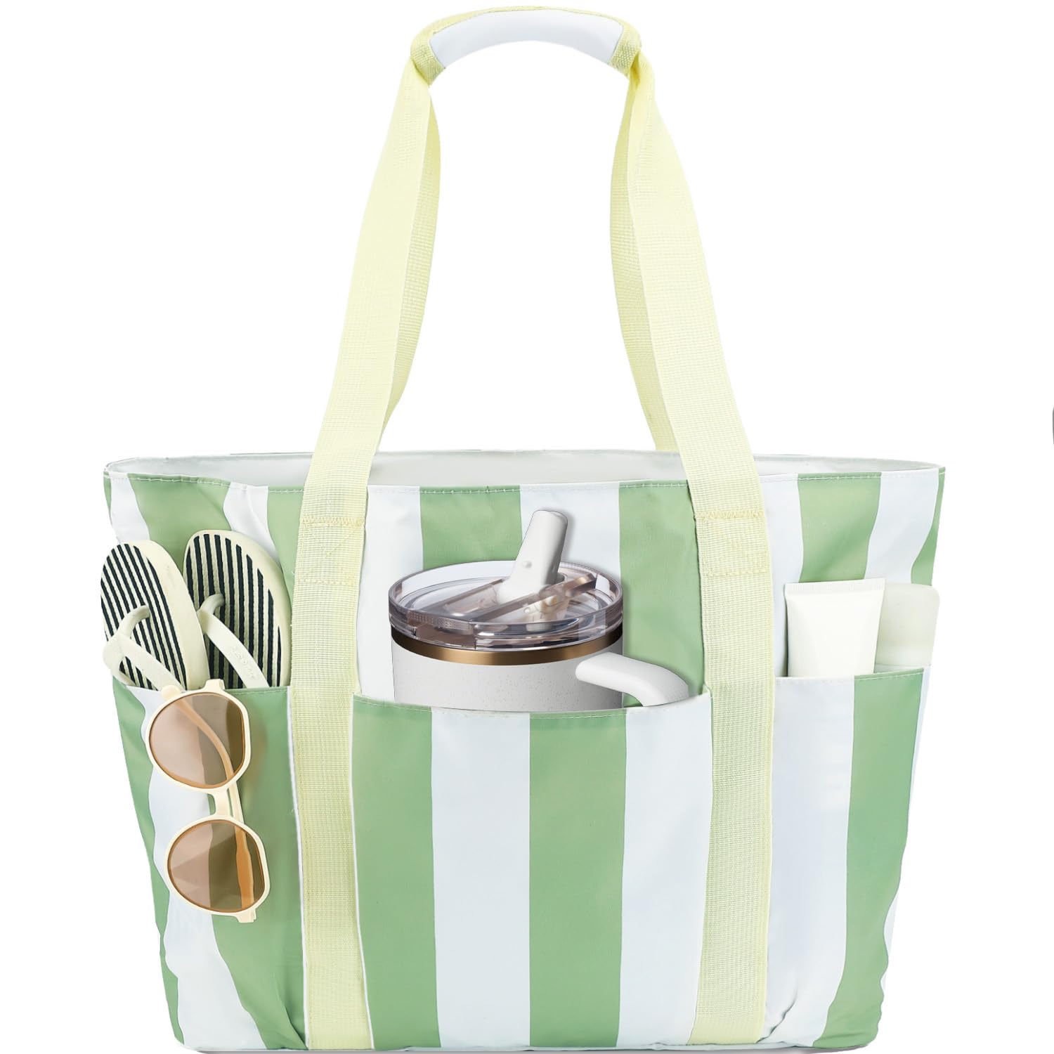 Fammart Large Mesh Beach Bag for Women, Oversized Beach tote Swim Pool Bag