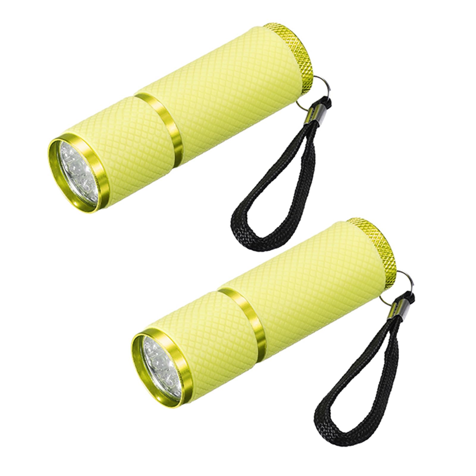 PATIKIL Mini Torcia LED Con Clip - Penna Luminosa In Alluminio Oro IPx4 Per Campeggio Ed Escursionismo (Batteria AAA Non Inclusa) - 4