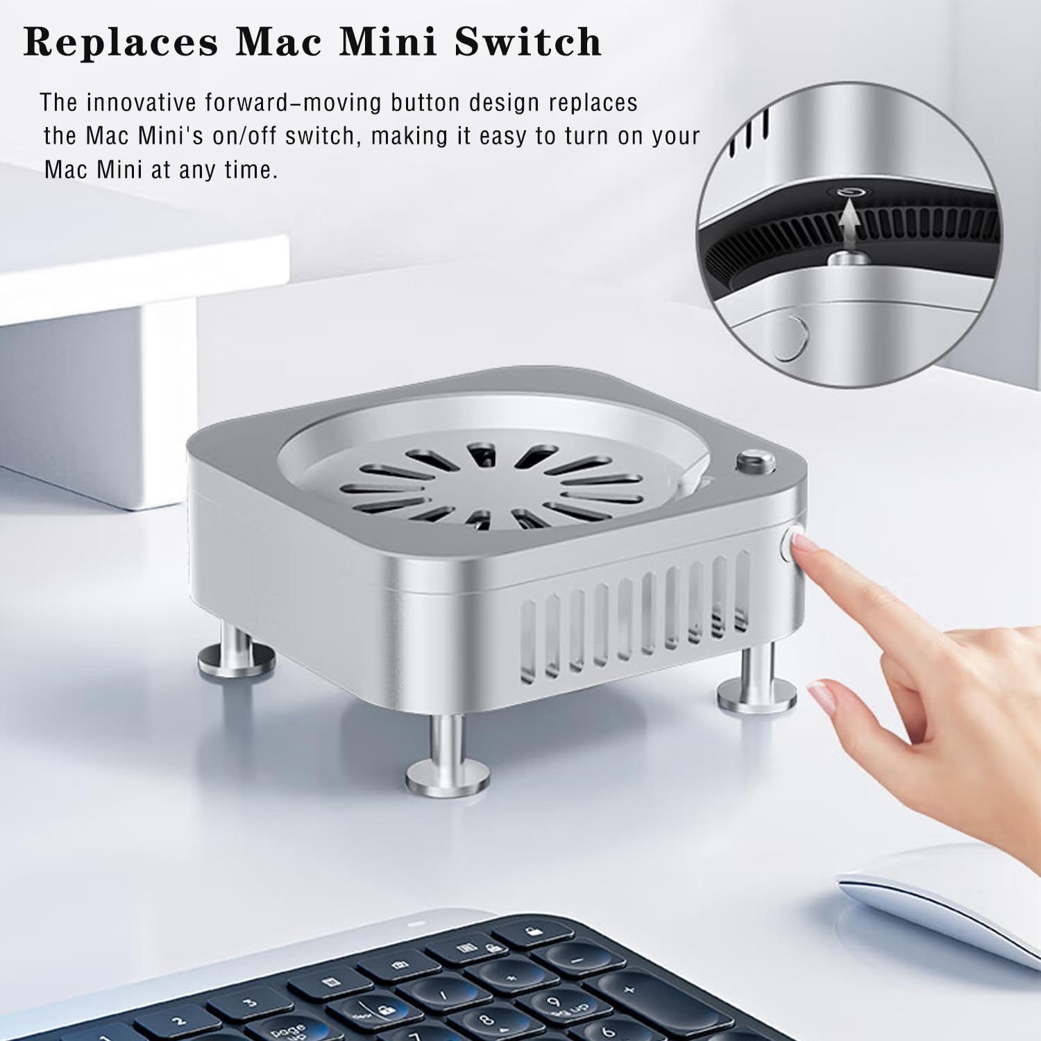 Amazon.co.jp: Apple Mac mini M4/M4 Pro(2024)用アルミニウム製