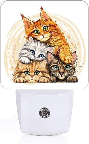 Miniatura 15 de Northern Lights - Luz nocturna enchufable, lámpara nocturna con sensor automático, lámpara de noche del atardecer al amanecer, decoración del hogar