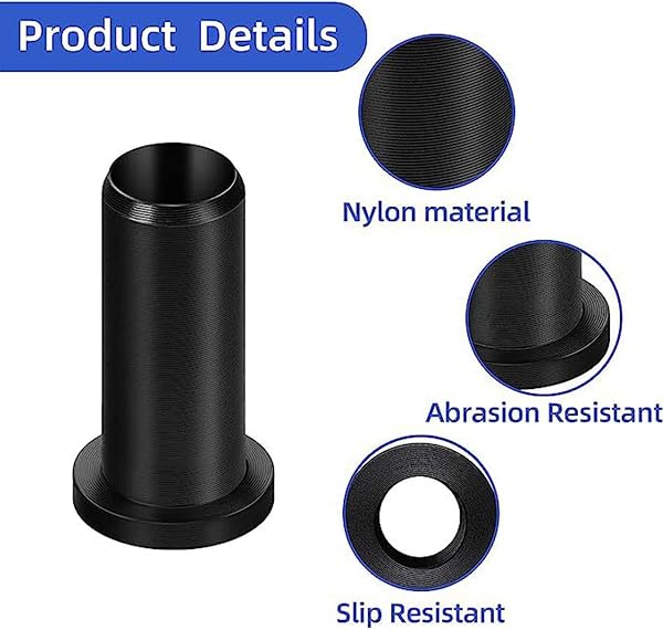 Rianpesn Paddle Lock Manicotto,Remi in Legno Manicotto per Remi in Nylon Portautensili per Barche con Presa Hardware per Barche | Lunga Durata Facile da arrotolare Manicotto per Remi Remi in Legno - 4