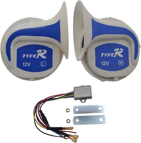 Kit de bocina de tren eléctrico de bocina dual de 12 voltios para todos los vehículos y motocicletas