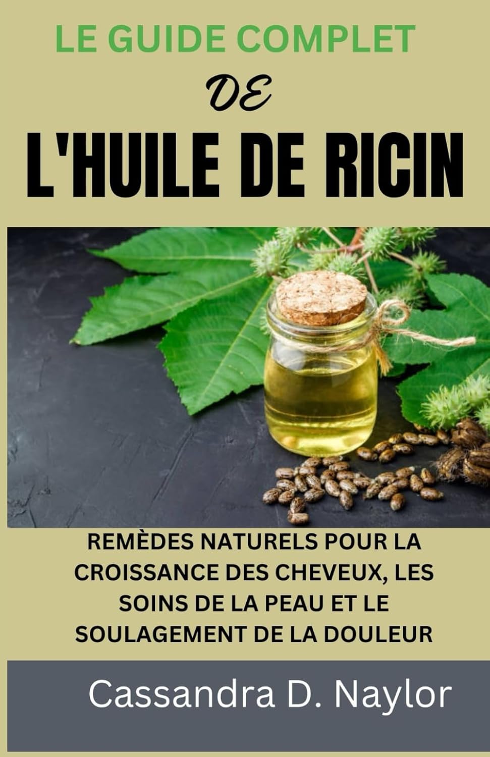 LE GUIDE COMPLET DE L'HUILE DE RICIN: REMÈDES NATURELS POUR LA CROISSANCE DES CHEVEUX, LES SOINS DE LA PEAU ET LE SOULAGEMENT DE LA DOULEUR (Castor Oil Bible Wellness Collection)