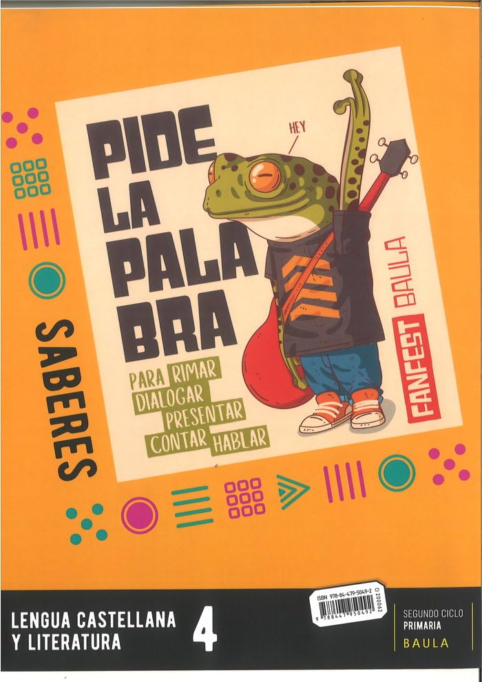 Libro Saberes Lengua castellana y literatura 4º Primaria Fanfest (Proyecto Fanfest)