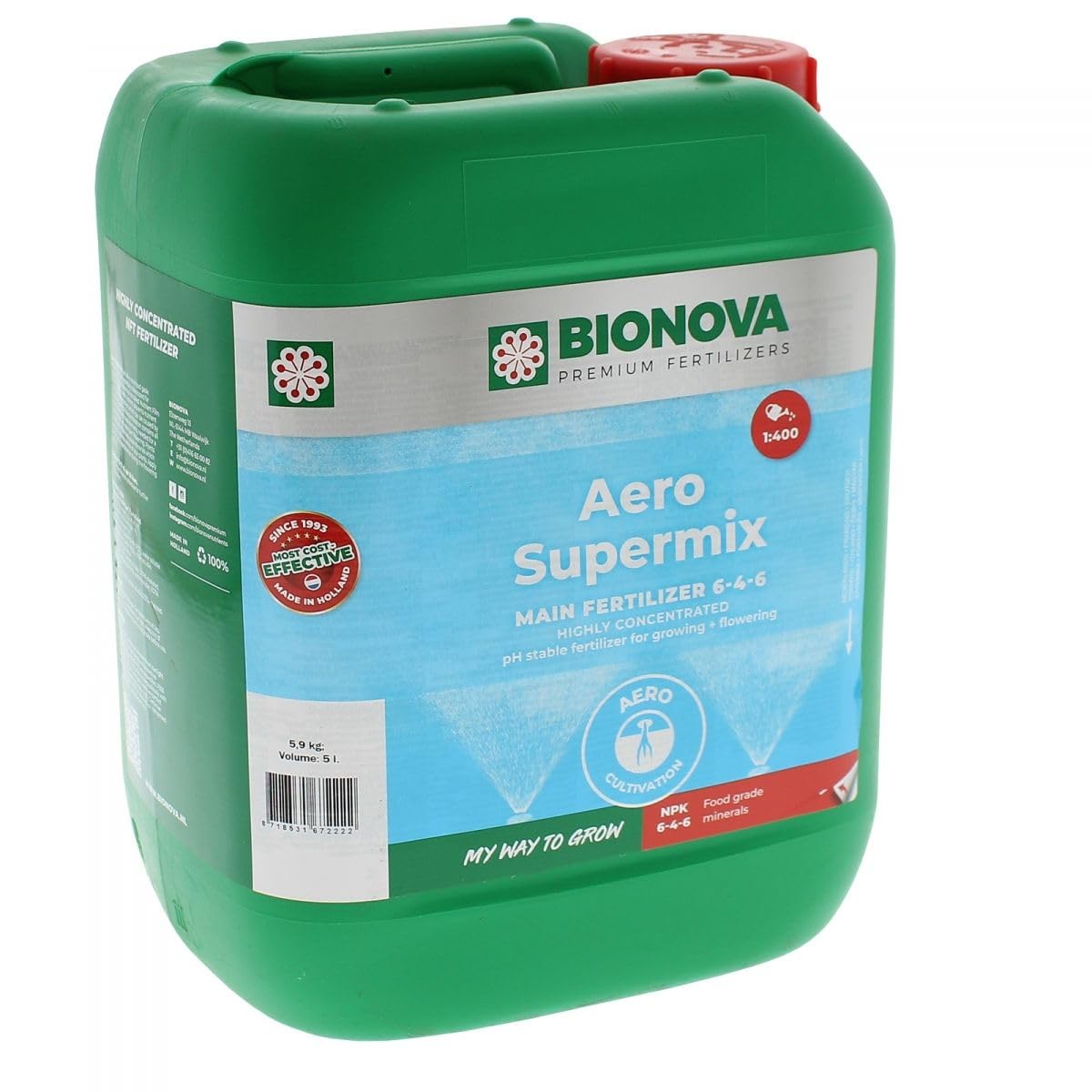 NFT Aqua Dünger Supermix 5 Liter Bio Nova