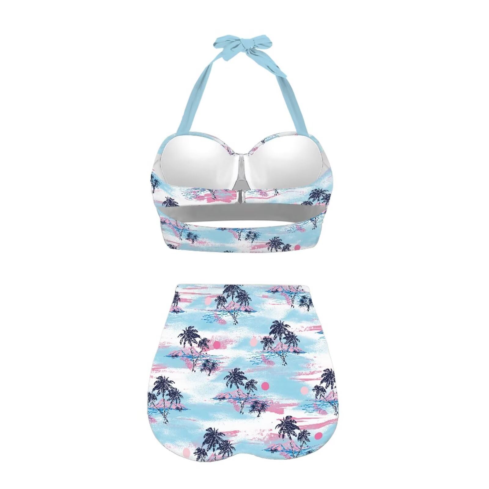 Costume da bagno da donna 2024 Set di costumi da bagno da donna Set bikini per donna Bikini a vita alta