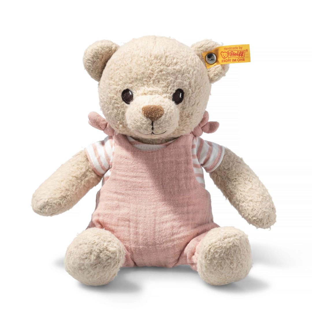Steiff GOTS Nele Teddy Bear cuddly toy, cute stuffed toy, boys