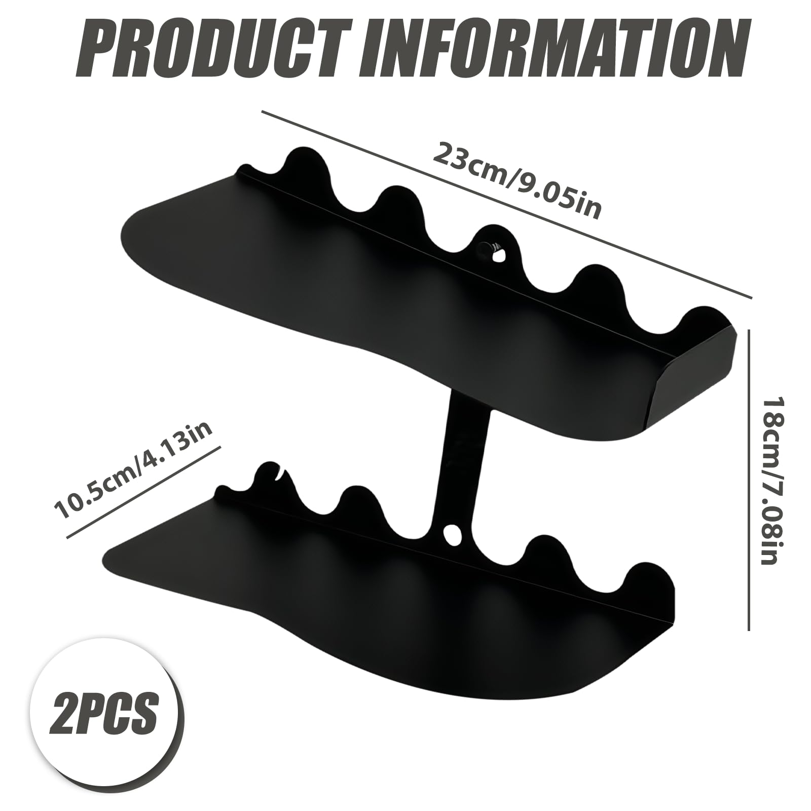 Sneaker Wandhalterungen, 2 Päckchen Schuhregal schwimmend, Schwimmende Schuh Regale, Wandhalter Metall Schuh Regal, Schuhregal Ausstellungsständer für Wohnzimmer Schlafzimmer Display Riser Schwarz