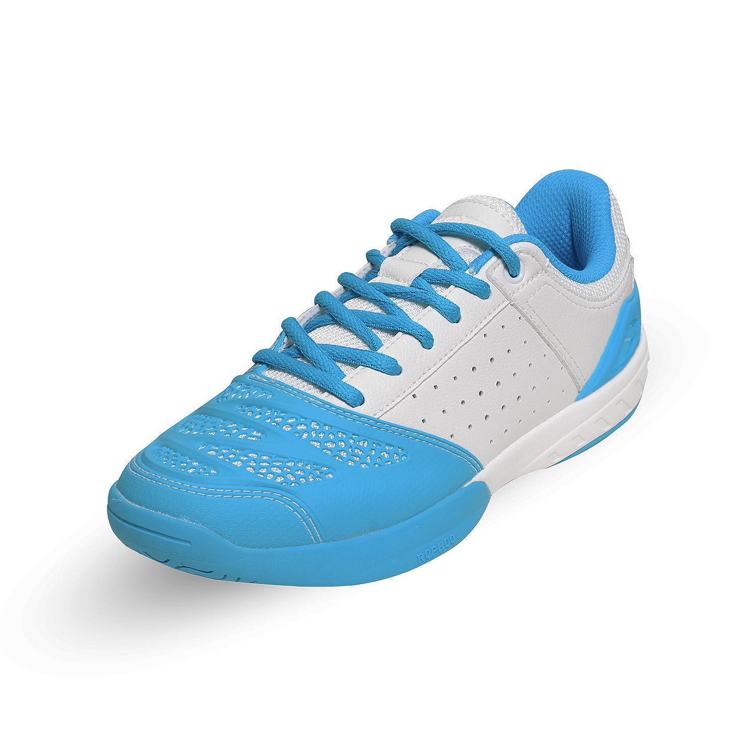 ROPHOO Fencing Shoes for Boys Girls, Fencing Sneakers for Youth Kids, Epee Sabre Foil Fencing 36 EU Blue-white