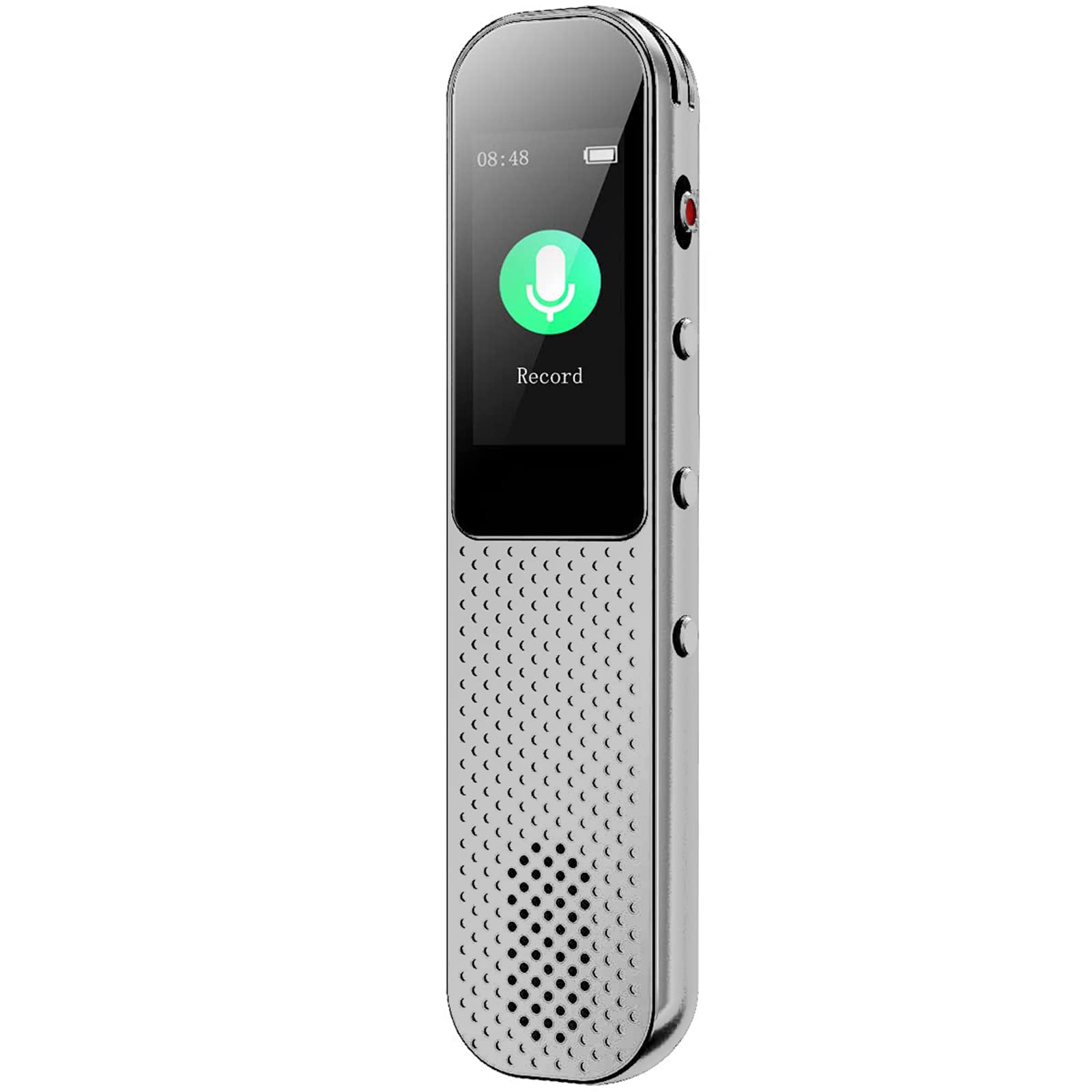 Voice Recorder, BENJIE 16GB Digital Dictaphone, Upgraded Small Tape Recorder with Dual Microphones, Support 32GB TF Card for Lectures and Meetings