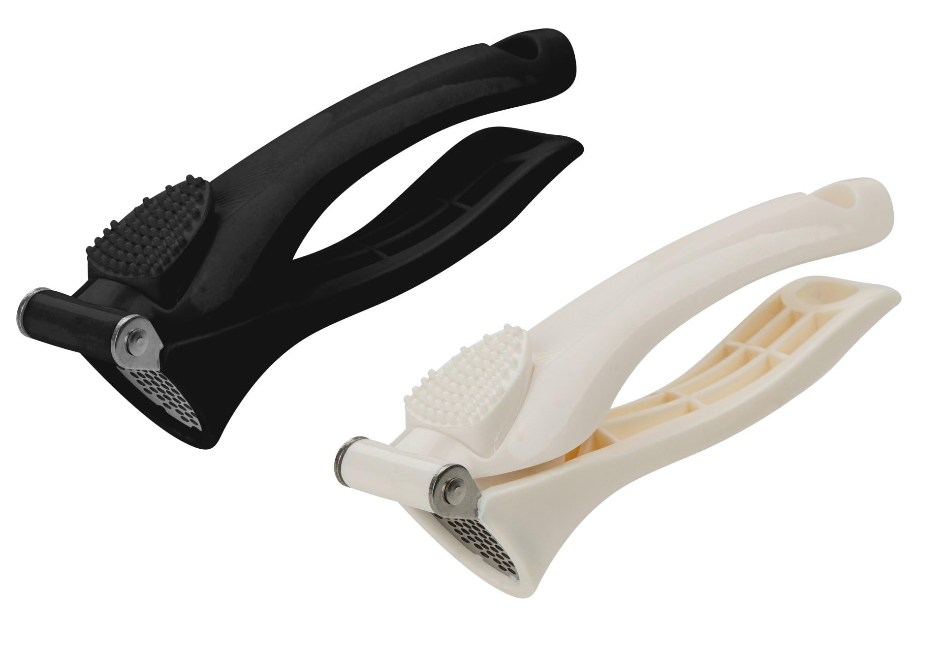 Fackelmann 45591 Garlic Press, Stainless Steel, Multicoloured, 55 x 55 x 25 cm